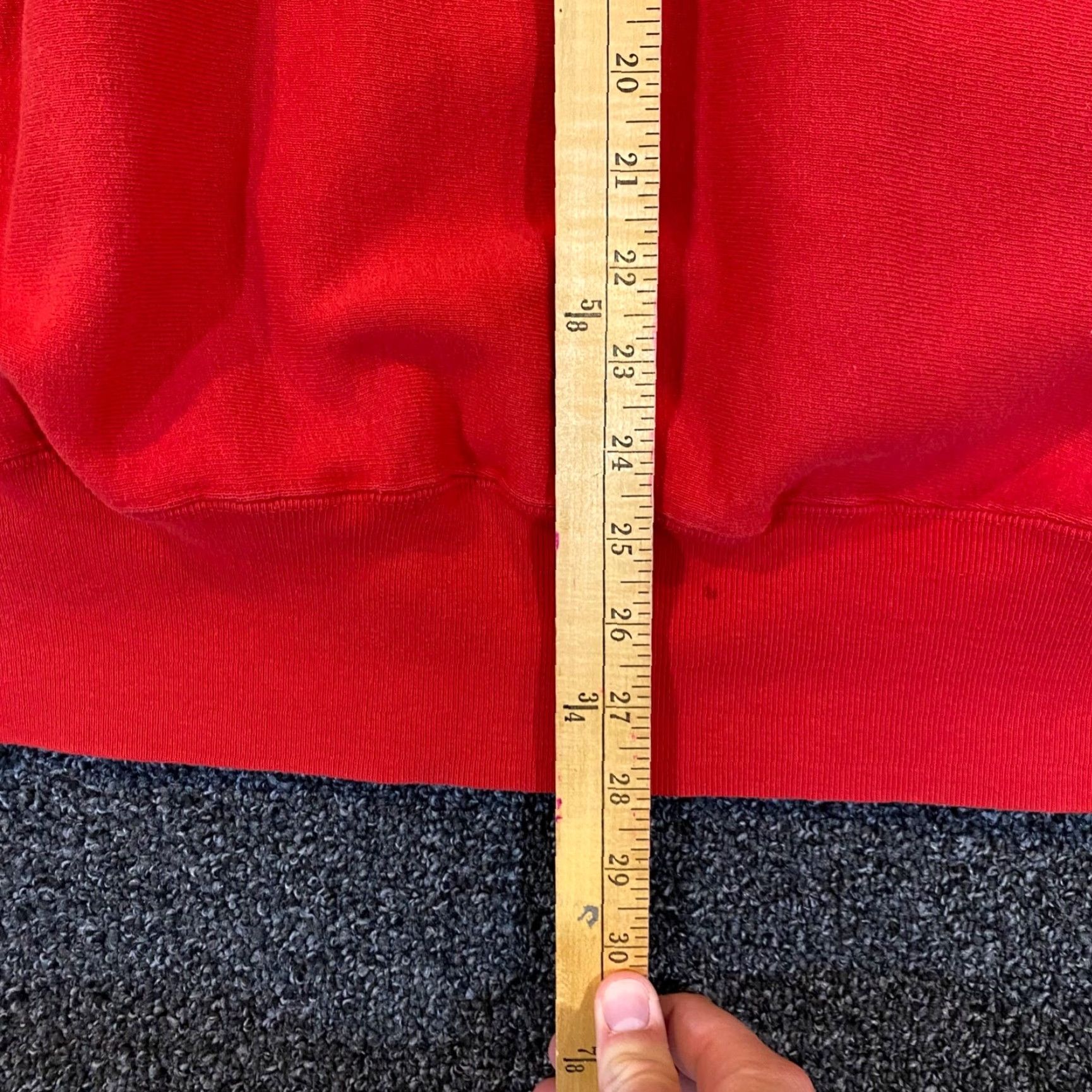 Champion VINTAGE Champion Reverse Weave Warmup Sweatshirt Mens XL Red Pullover Crewneck Size US XL / EU 56 / 4 - 4 Thumbnail