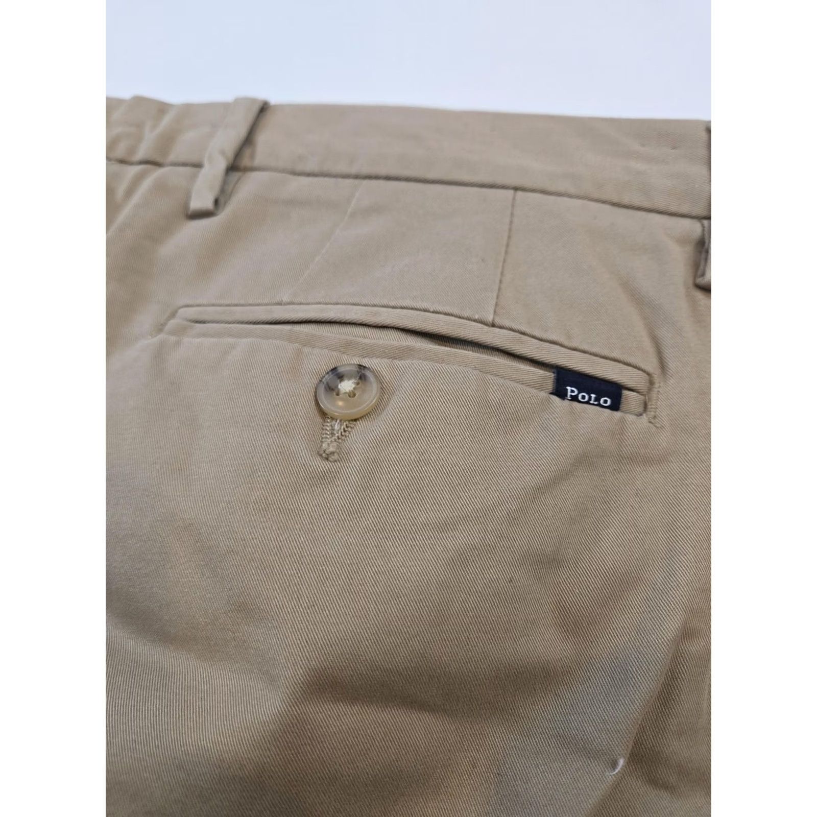 Polo Ralph Lauren Polo Ralph Lauren Pants Mens 32x30 Chino Flat Front Straight Fit Beige Khaki Size US XS / EU 42 / 0 - 7 Thumbnail