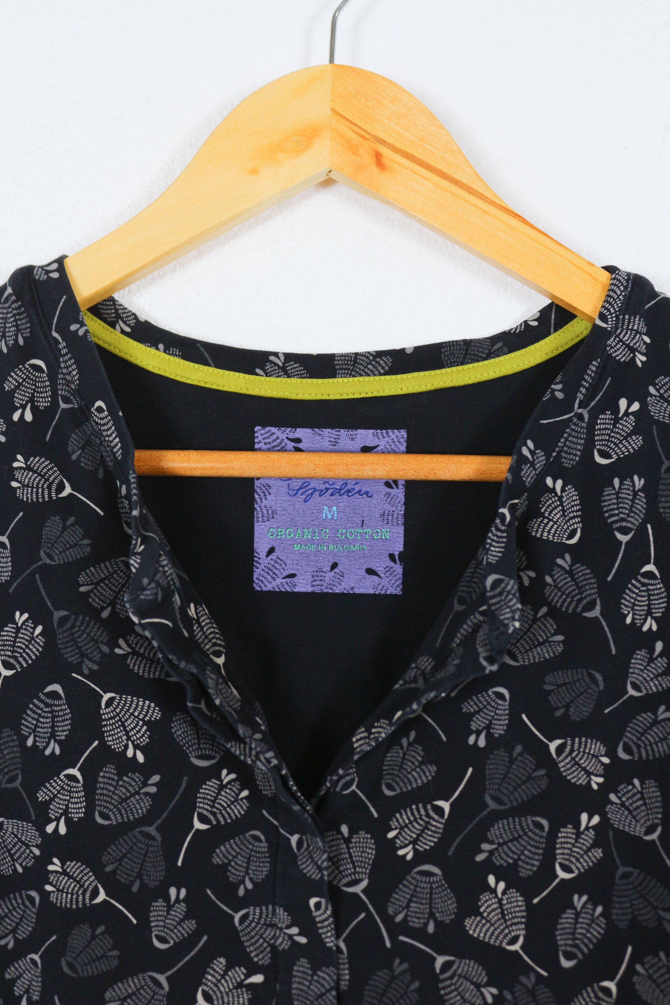 Japanese Brand Gudrun Sjoden Organic Cotton Nature Long Blouse NZ Size M / US 6-8 / IT 42-44 - 2 Thumbnail