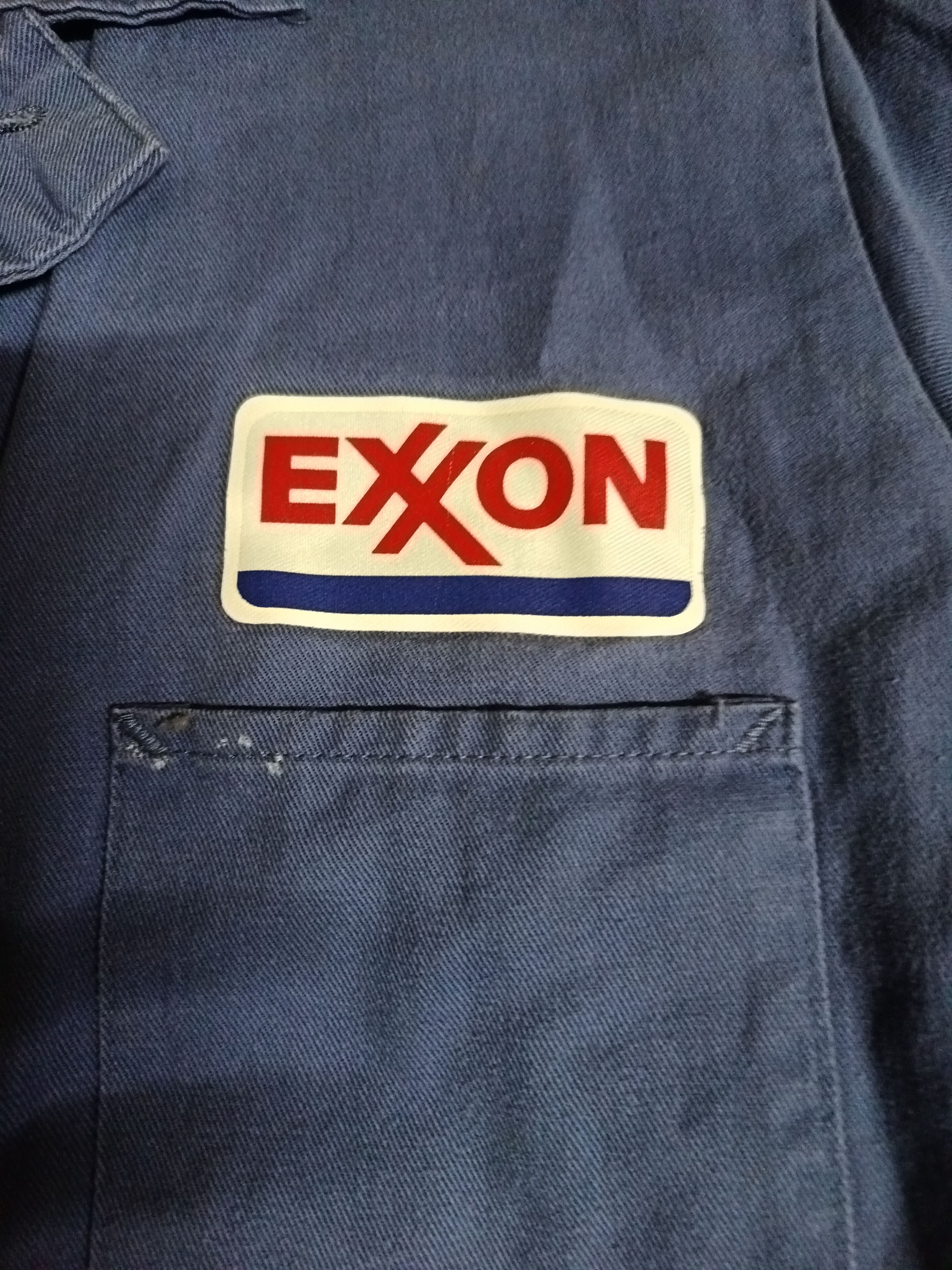 Vintage Exxon Vintage Mechanic Coveralls Jumpsuit Size US 40 / EU 56 - 3 Thumbnail