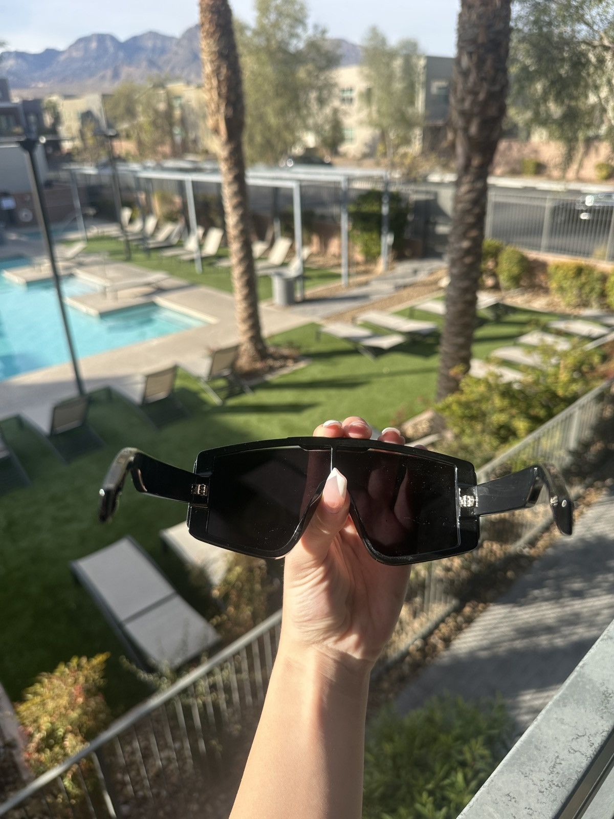 Christian Dior Monsieur Christian Dior Black Mask Sunglasses Size ONE SIZE - 11 Thumbnail