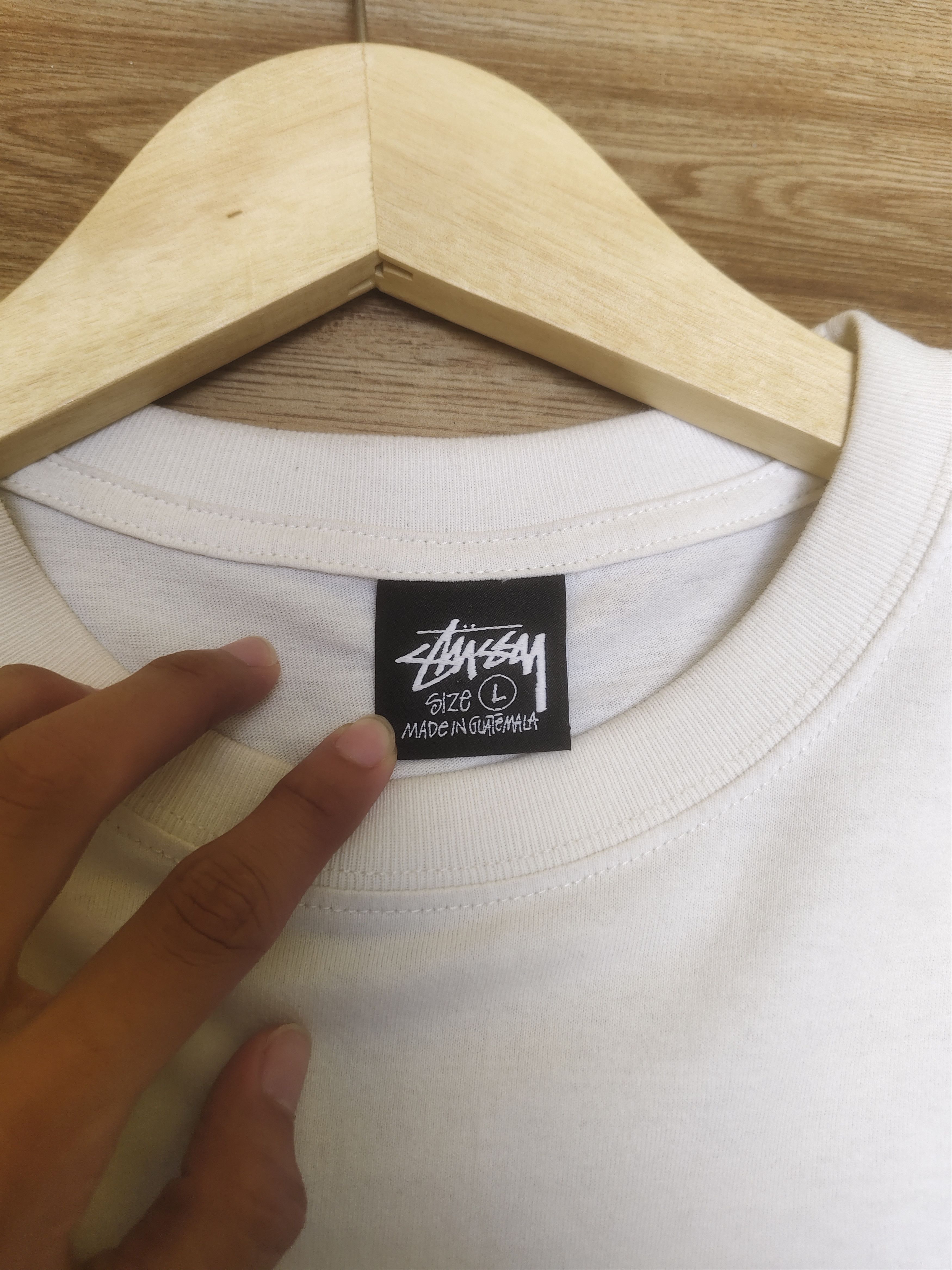 Stussy Stussy S Talk Pigment Dyed Tee White Size US L / EU 52-54 / 3 - 5 Thumbnail