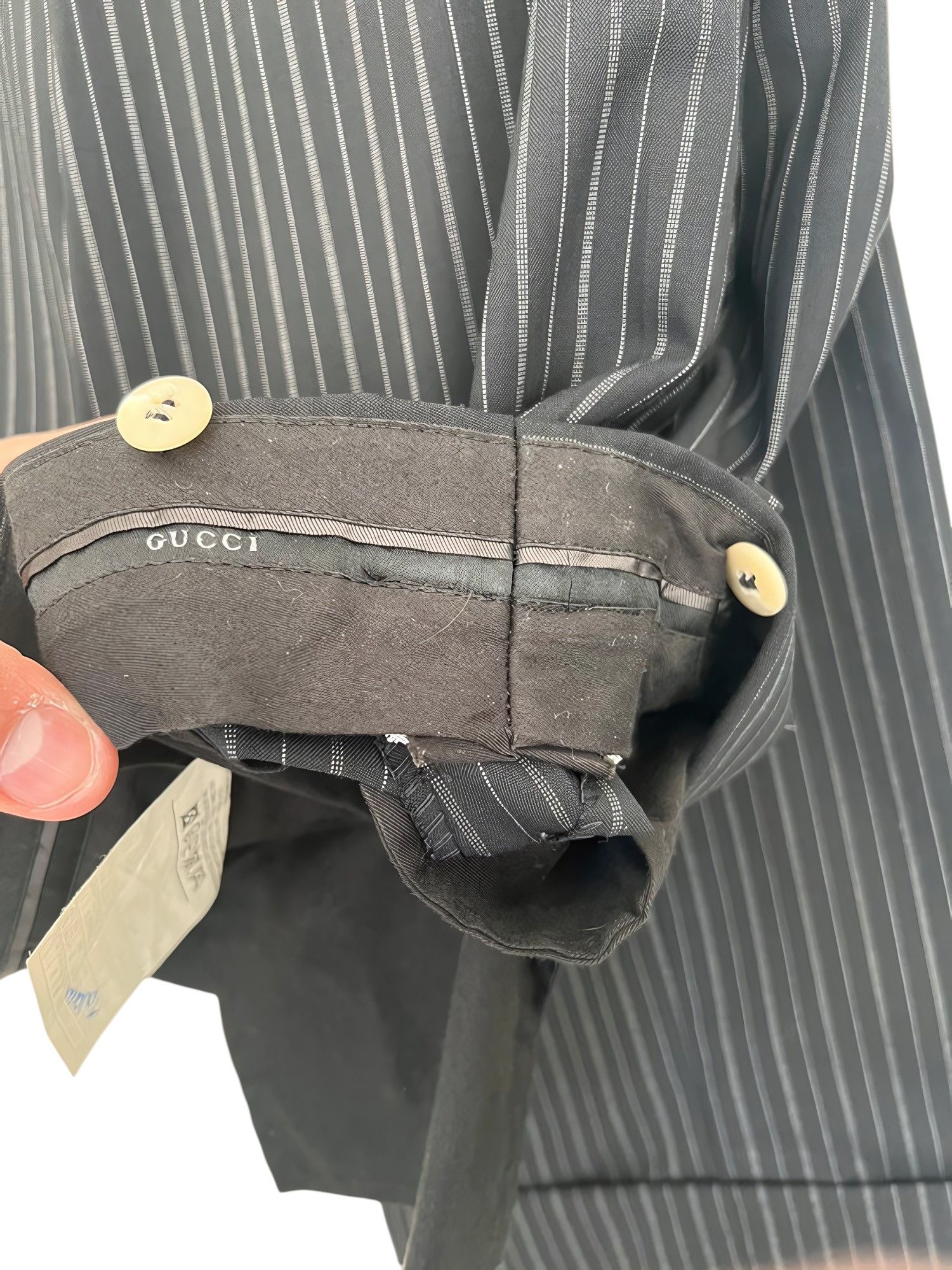 Gucci STRIPPED SUIT BY TOM FORD Size 50R - 8 Thumbnail