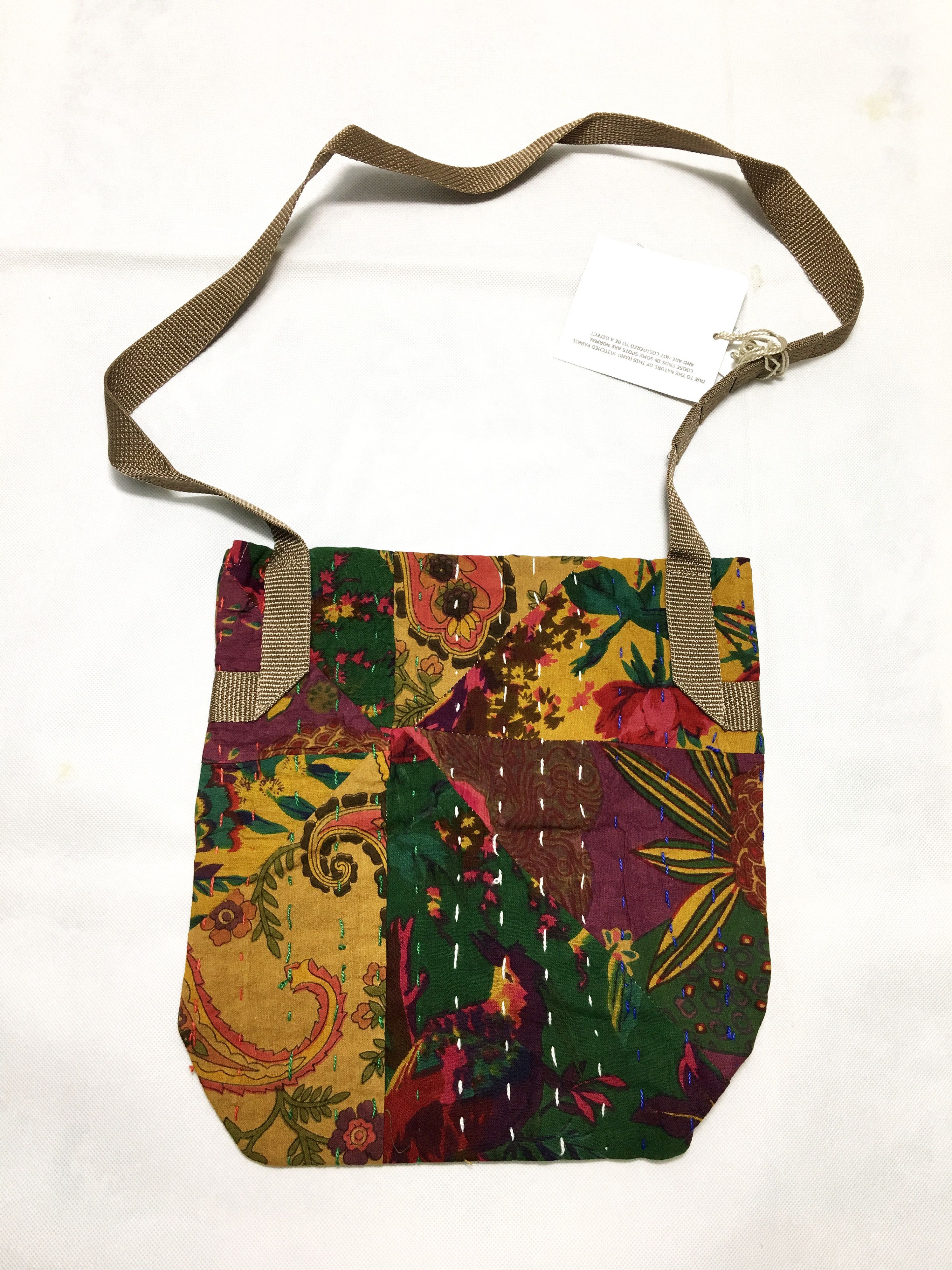 Engineered Garments Engineered Garments Sashiko Handmade Shoulder Pouch Size ONE SIZE - 7 Thumbnail