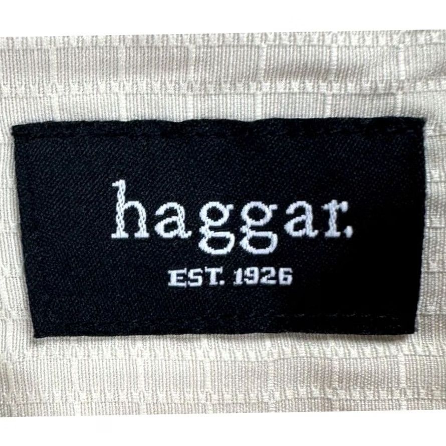Haggar Haggar Button Up Shirt Adult XL Beige Short Sleeve Pocket Men NEW Size US XL / EU 56 / 4 - 4 Thumbnail