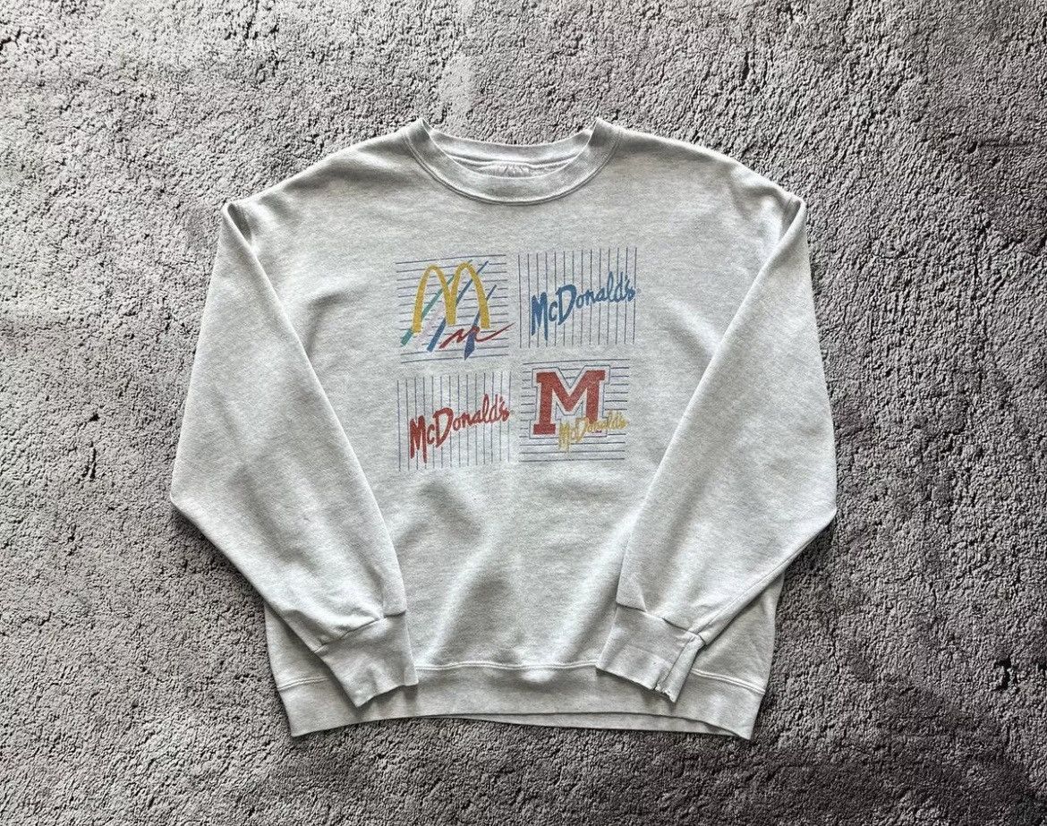 Delta × Vintage Old Rare Vintage Delta McDonalds Sweatshirt Size L Size US L / EU 52-54 / 3 - 1 Thumbnail