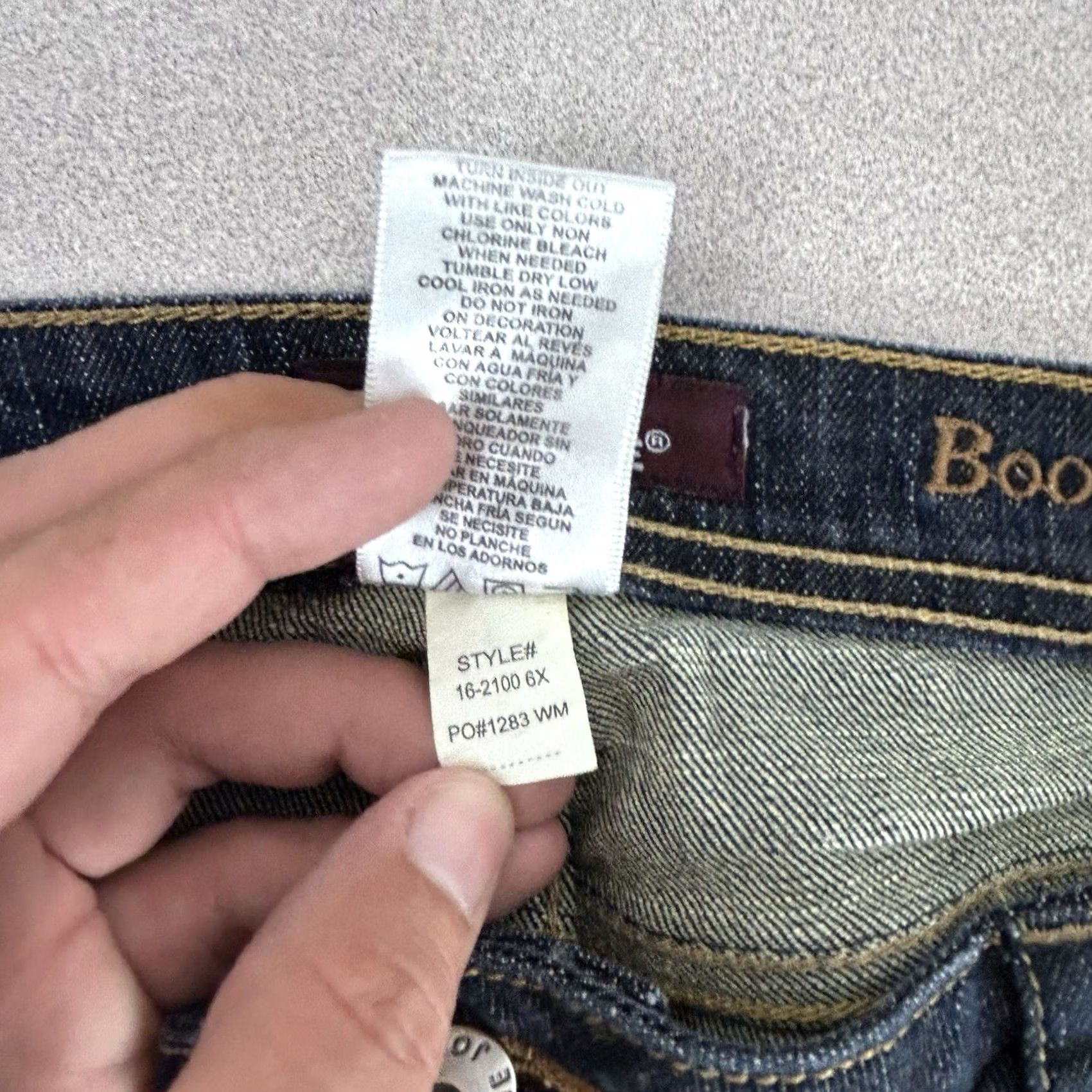 Jordache Jordache Jeans Women’s Size 18 Blue Bootcut 38x30.5 Size 40" / US 18 - 4 Thumbnail