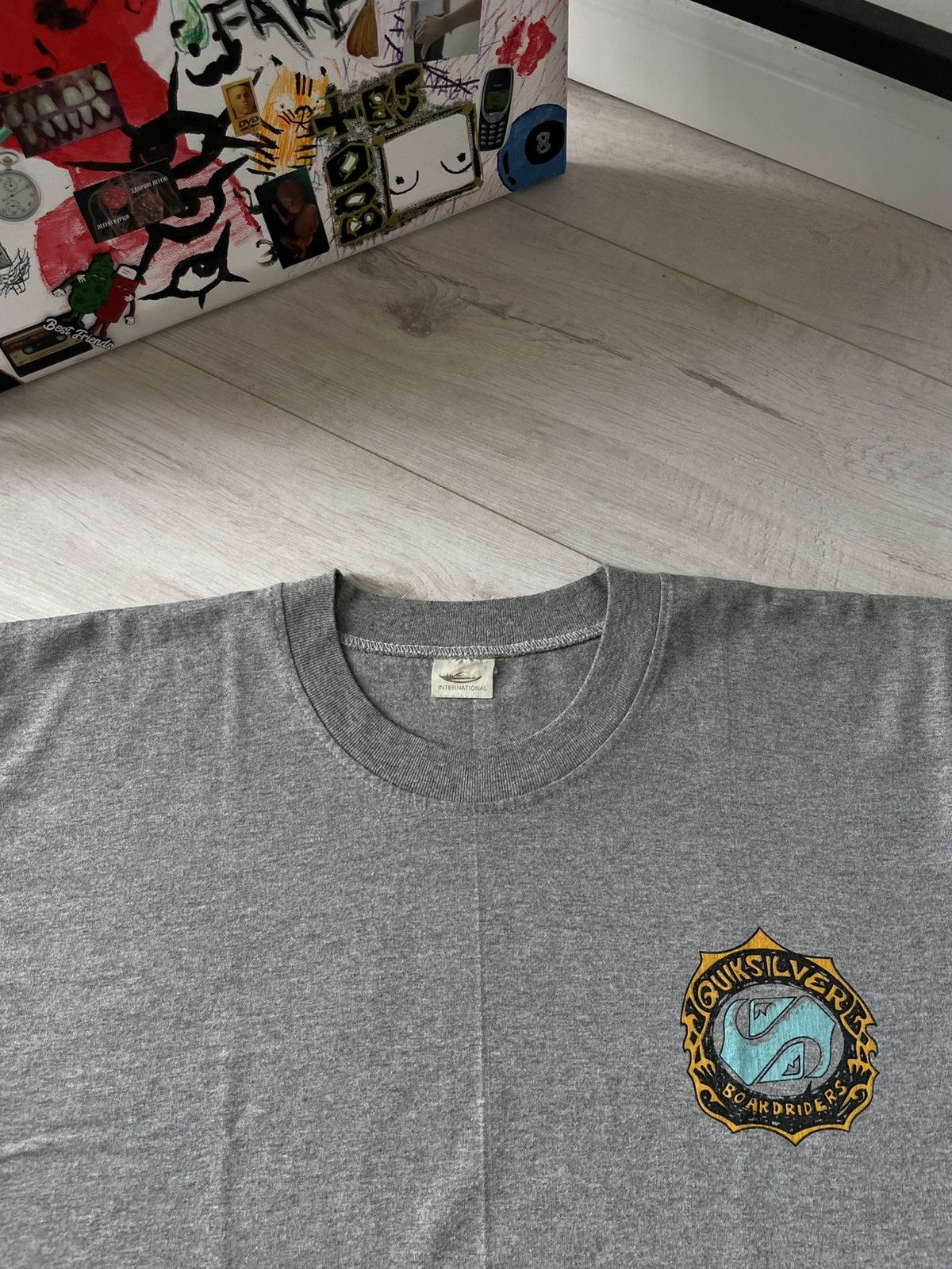 Quiksilver Vintage 90's Quiksilver Boakdriders T-Shirt Surf Big Logo Size US L / EU 52-54 / 3 - 7 Thumbnail