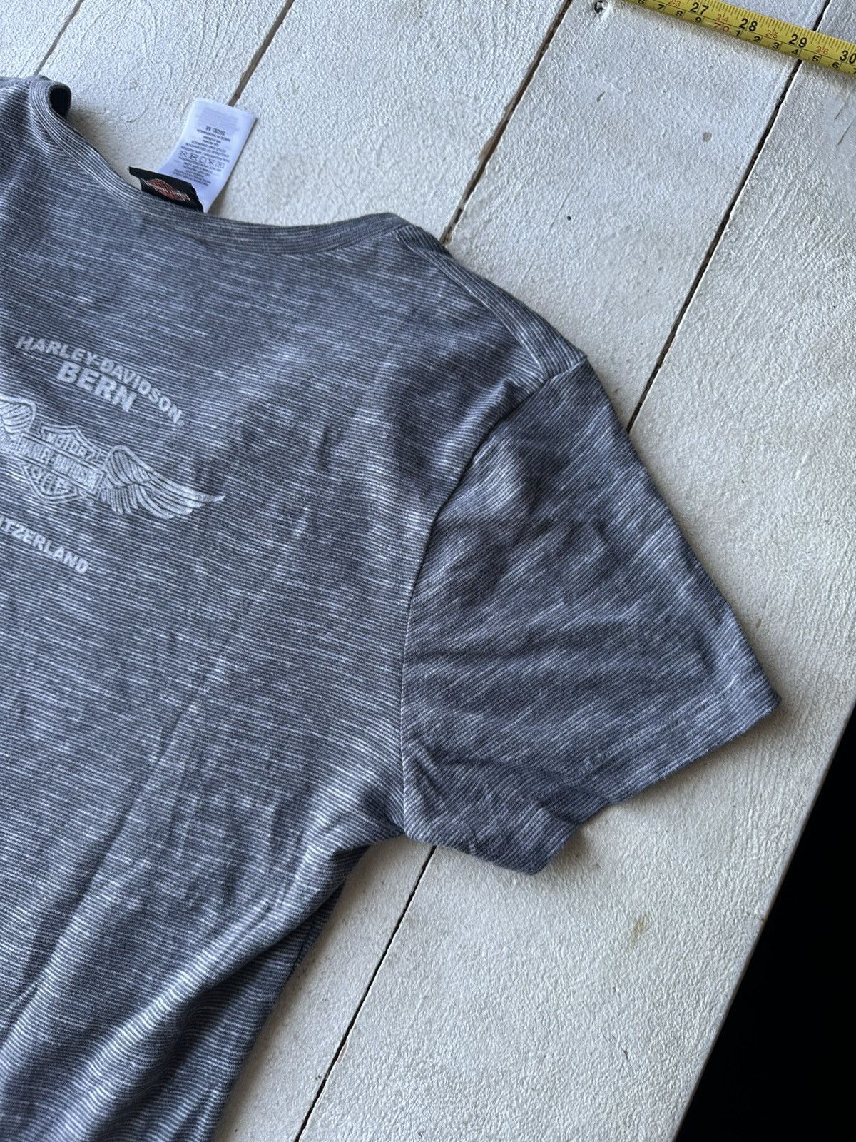 Harley Davidson 🚨VNTG HARLEY DAVIDSON WOMEN GRAY TEE BIG LOGO Size M / US 6-8 / IT 42-44 - 11 Thumbnail
