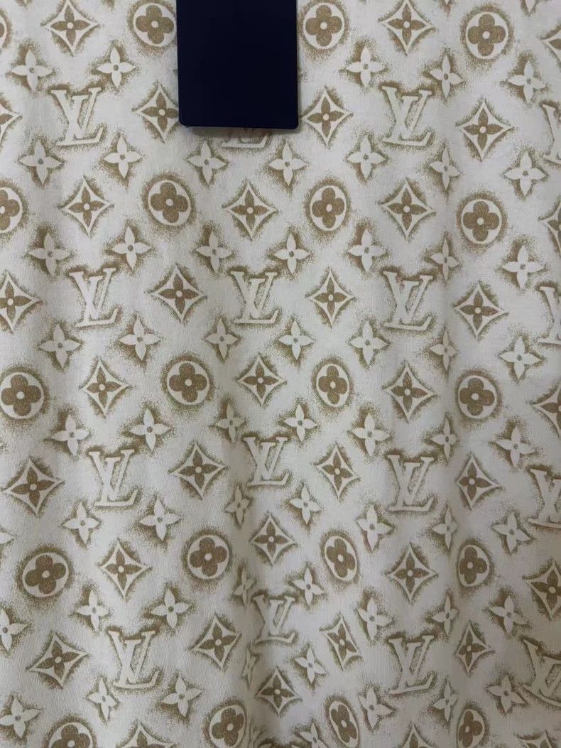 Louis Vuitton Louis Vuitton Beige presbyopic full print short sleeve Size US XXL / EU 58 / 5 - 3 Thumbnail