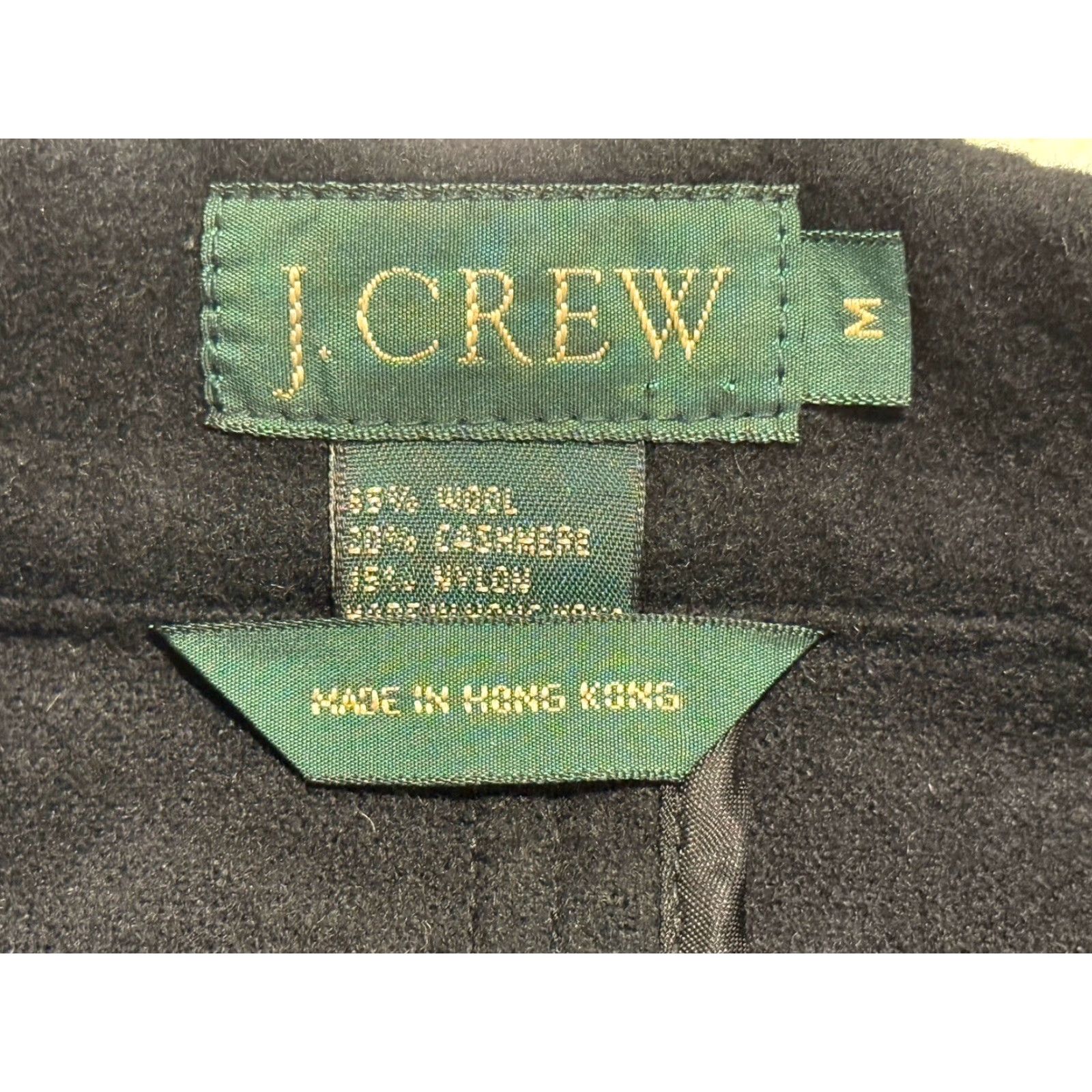 J.Crew J.CREW Blazer Women’s Adult M Black Cashmere Blend Oversized 2-Button Retro Winter Fall Spring Womens Size M / US 6-8 / IT 42-44 - 5 Thumbnail