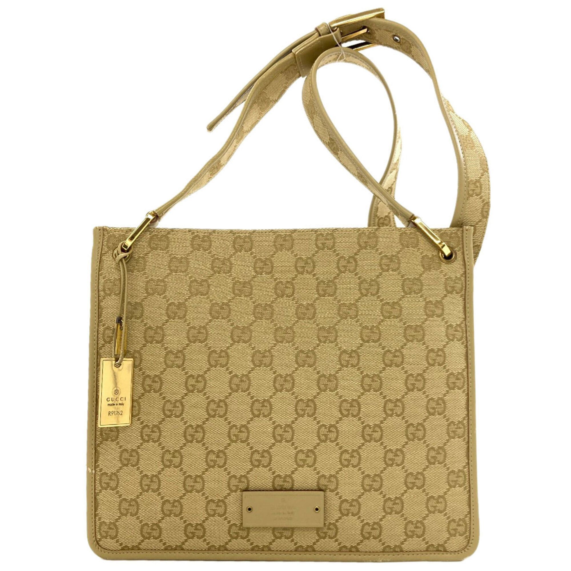 Gucci Gucci 91762 GG Canvas Shoulder Bag, Canvas, Women's GUCCI Size ONE SIZE - 1 Thumbnail