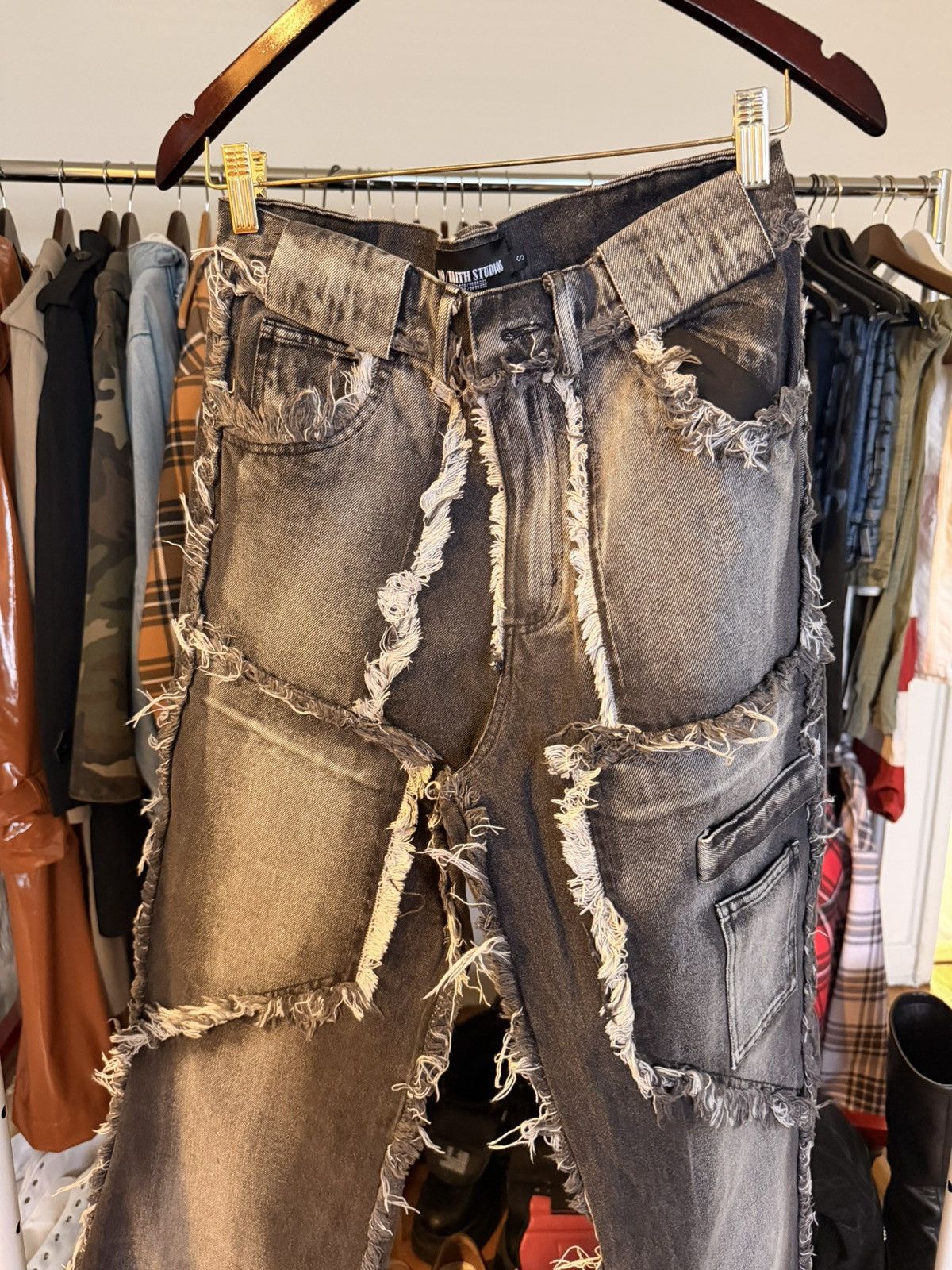 No Faith Studios No Faith Studios Flare Denim Size US 30 / EU 46 - 8 Thumbnail