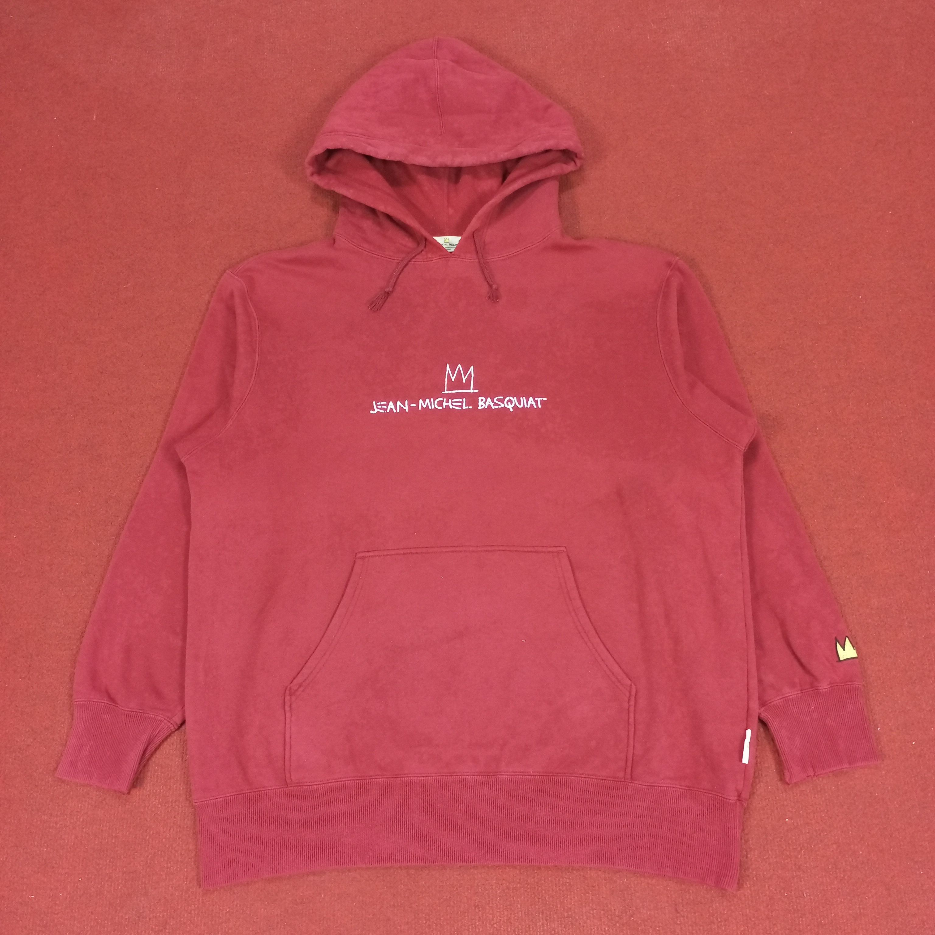 Japanese Brand × Jean-Michel Basquiat × Vintage Jean Michel Basquiat X Japanese Brand Streetwear Hoodies Size US XL / EU 56 / 4 - 1 Thumbnail