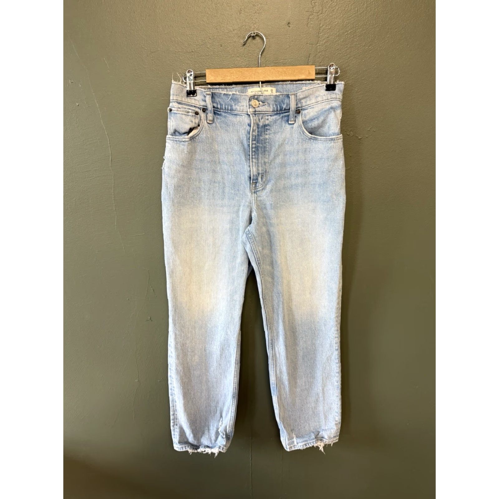 Abercrombie & Fitch VINTAGE Abercrombie & Fitch Womens Jeans 90s Straight Ultra High Rise Denim 29 Inseam 29 Blue 8 Womens Size 30" / US 8 / IT 44 - 2 Thumbnail