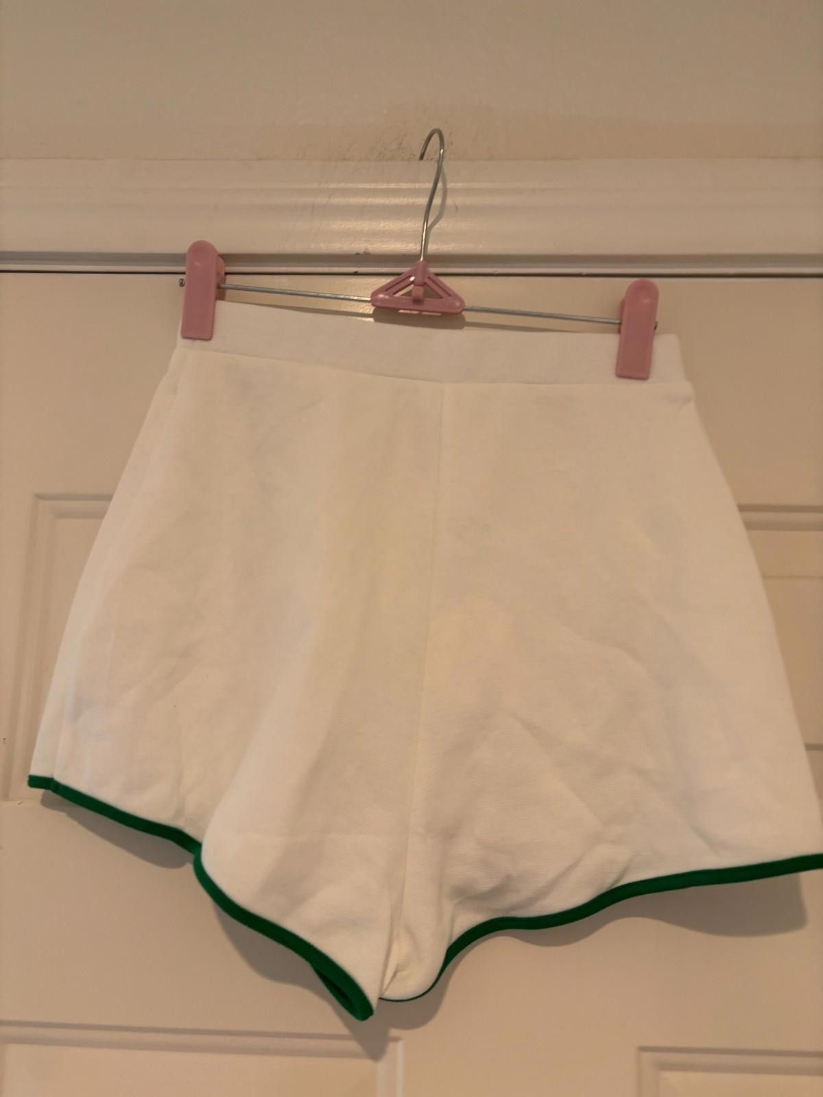 Designer Womens Sadie and Sage white/green skirt shorts size XS #188 Size 26" / US 2 / IT 38 - 2 Thumbnail