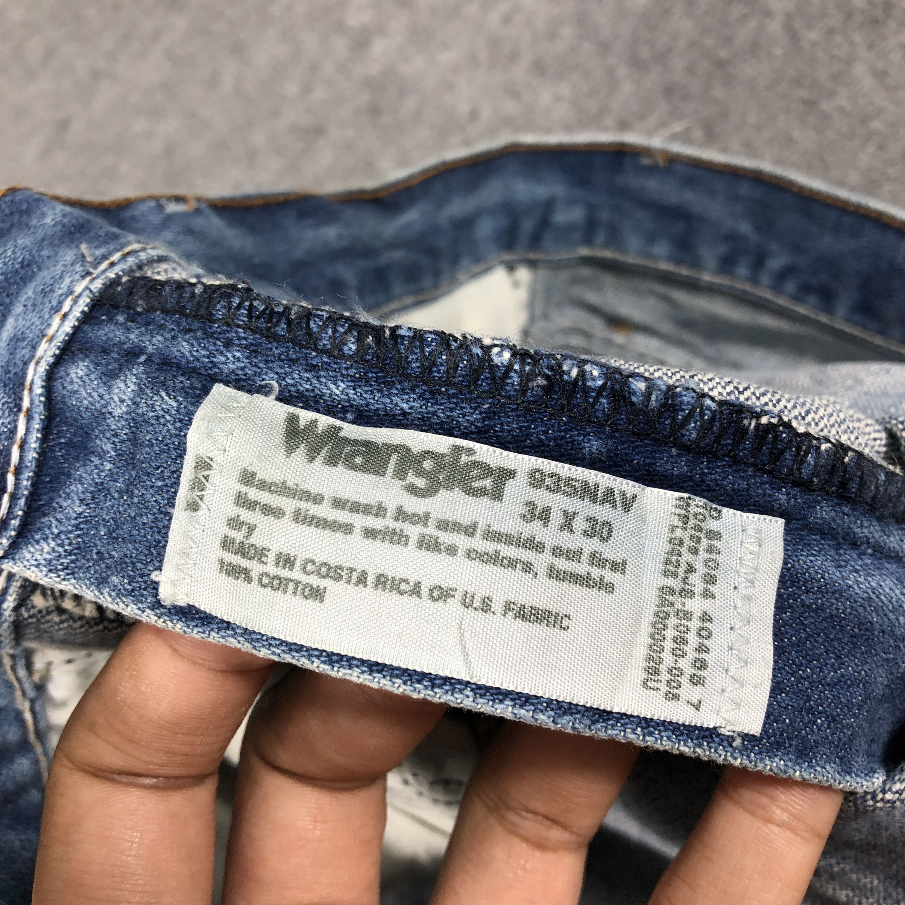 Vintage × Wrangler Vintage Wrangler Jeans Dirty L1037 Size US 33 - 10 Thumbnail