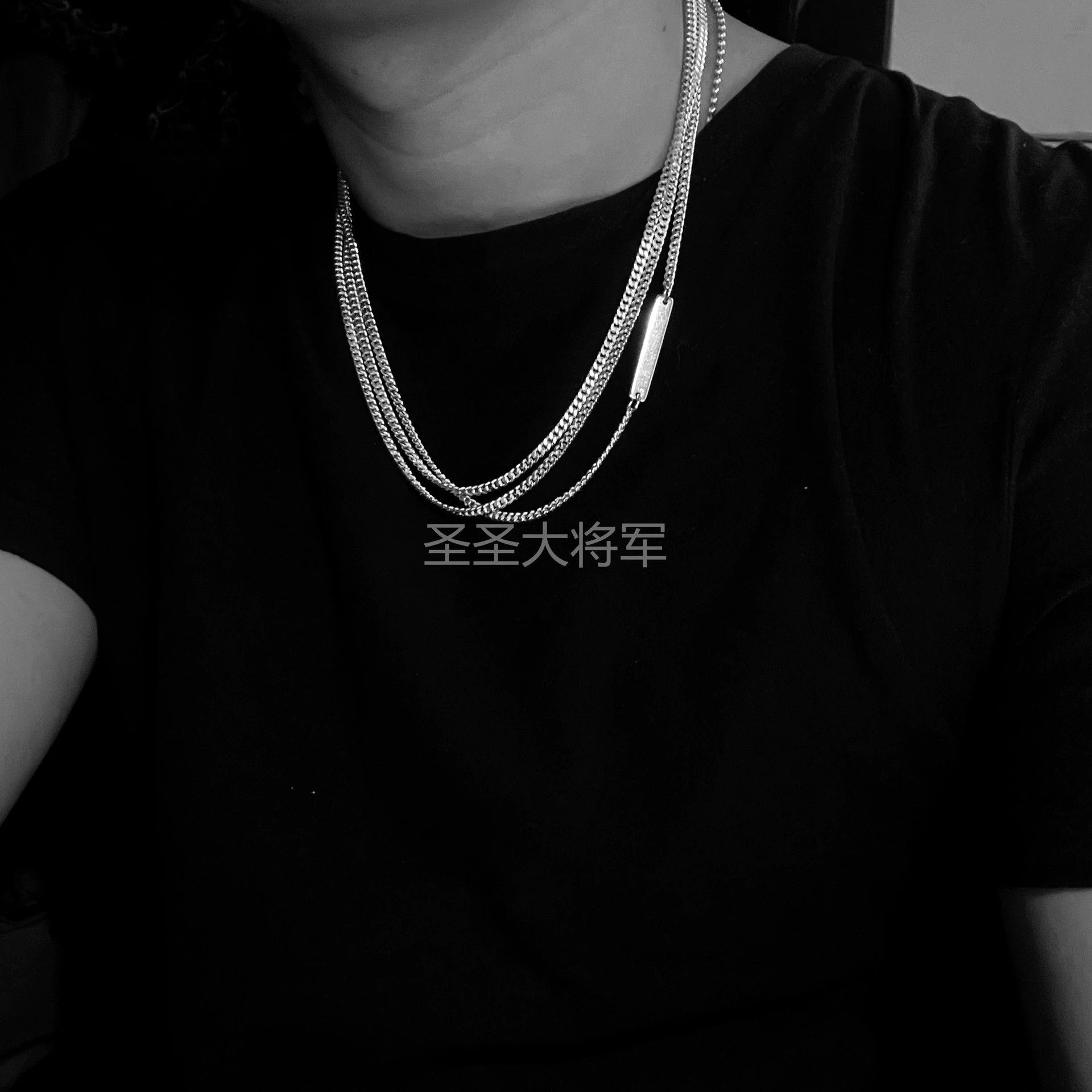 Chin Teo Chin Teo Polished Silver 3-Layer Snake Chain 50 Size ONE SIZE - 5 Thumbnail