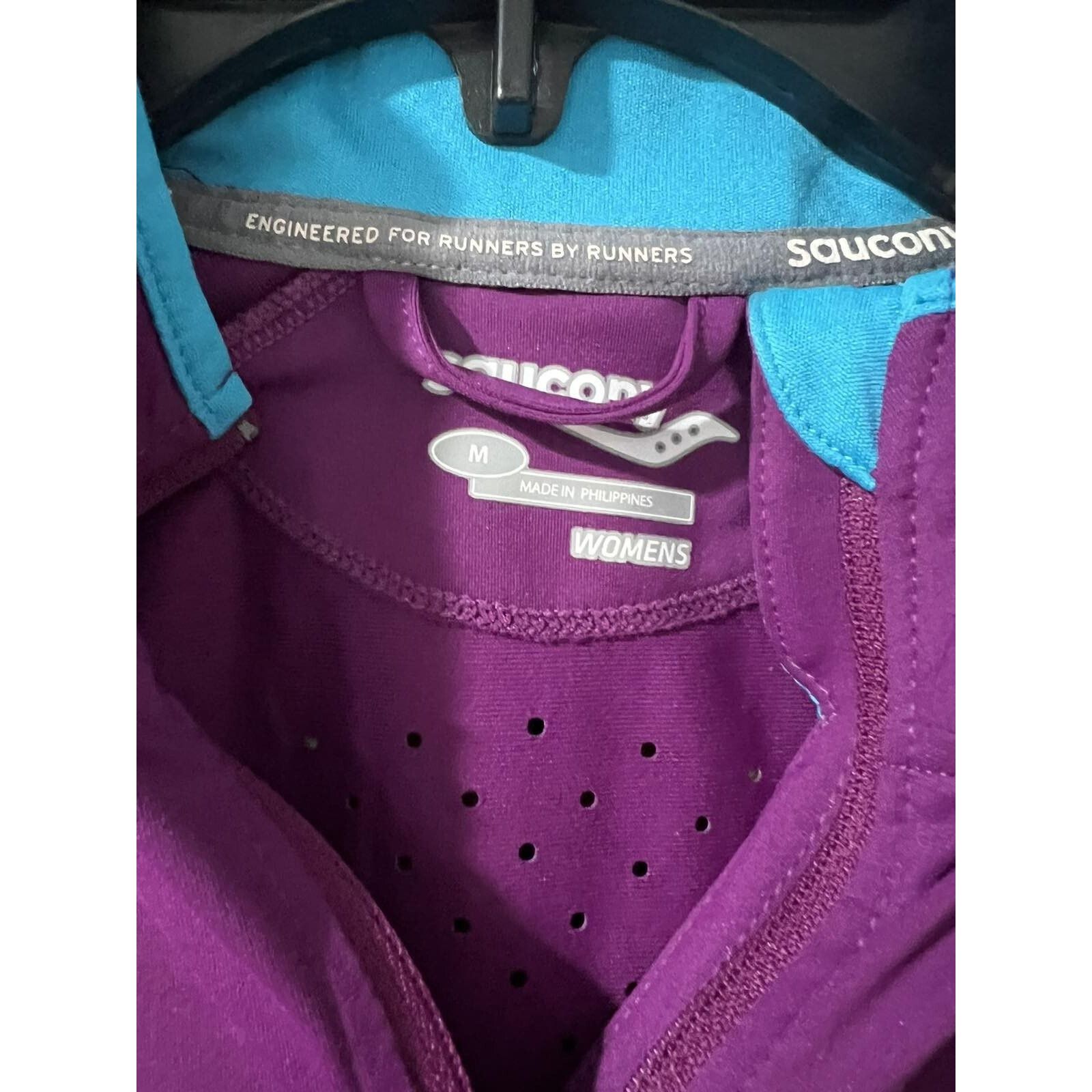 Saucony Saucony Womens Nomad Sportop Jacket Purple Size M A003301 Size M / US 6-8 / IT 42-44 - 7 Thumbnail