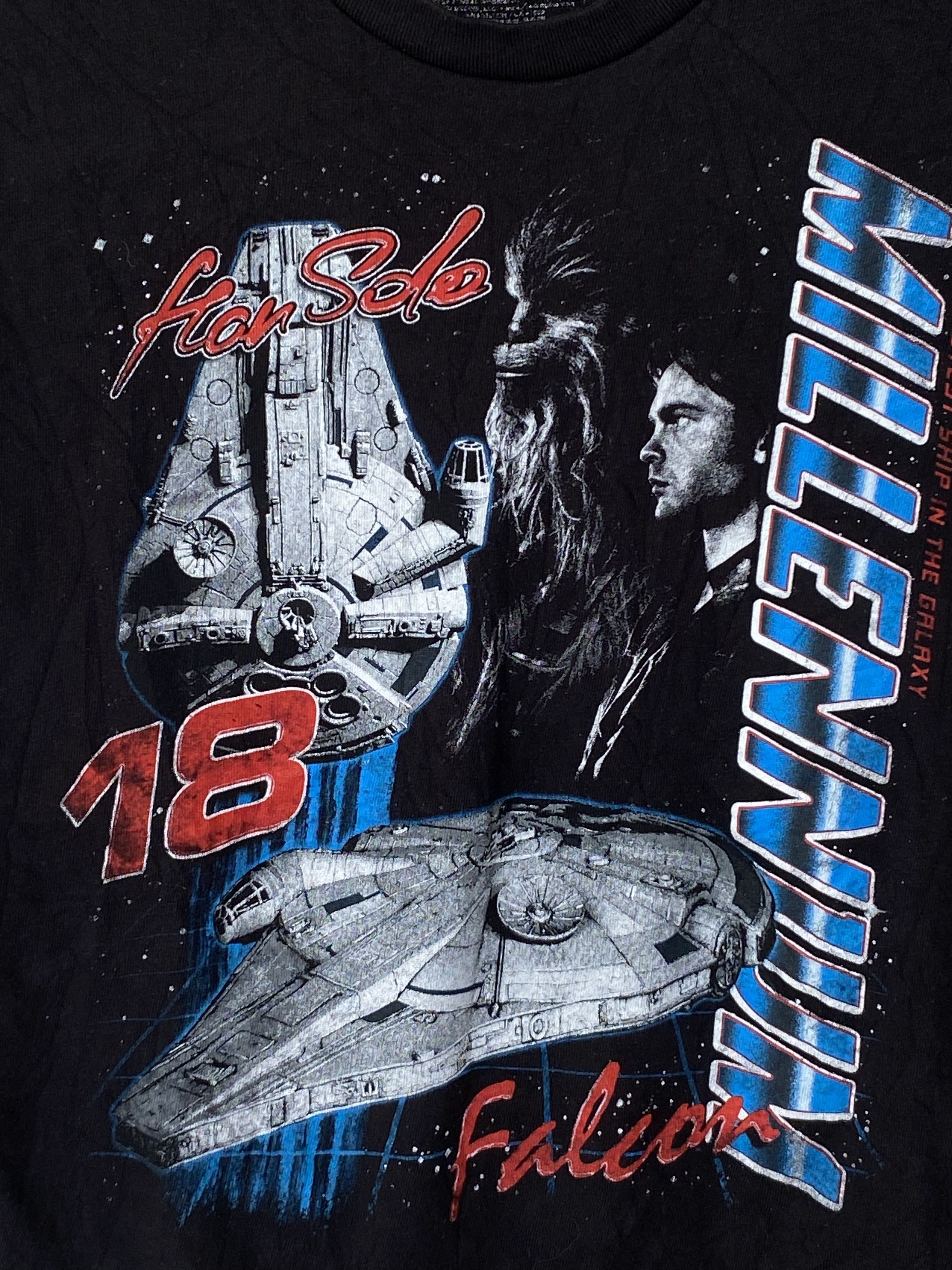 Star Wars Star Wars Millenium Falcon Racecar Movie Tees Size US L / EU 52-54 / 3 - 2 Thumbnail