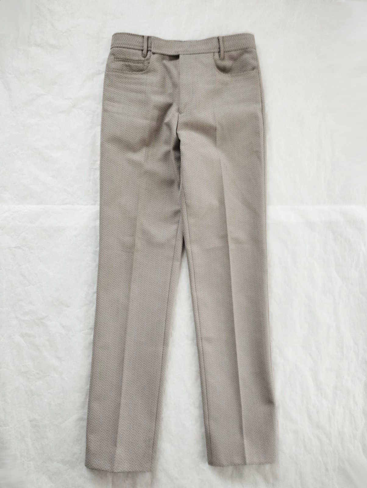 Miu Miu MiuMiu 2001 Beige Micro - Herringbone Pants Size US 30 / EU 46 - 1 Thumbnail