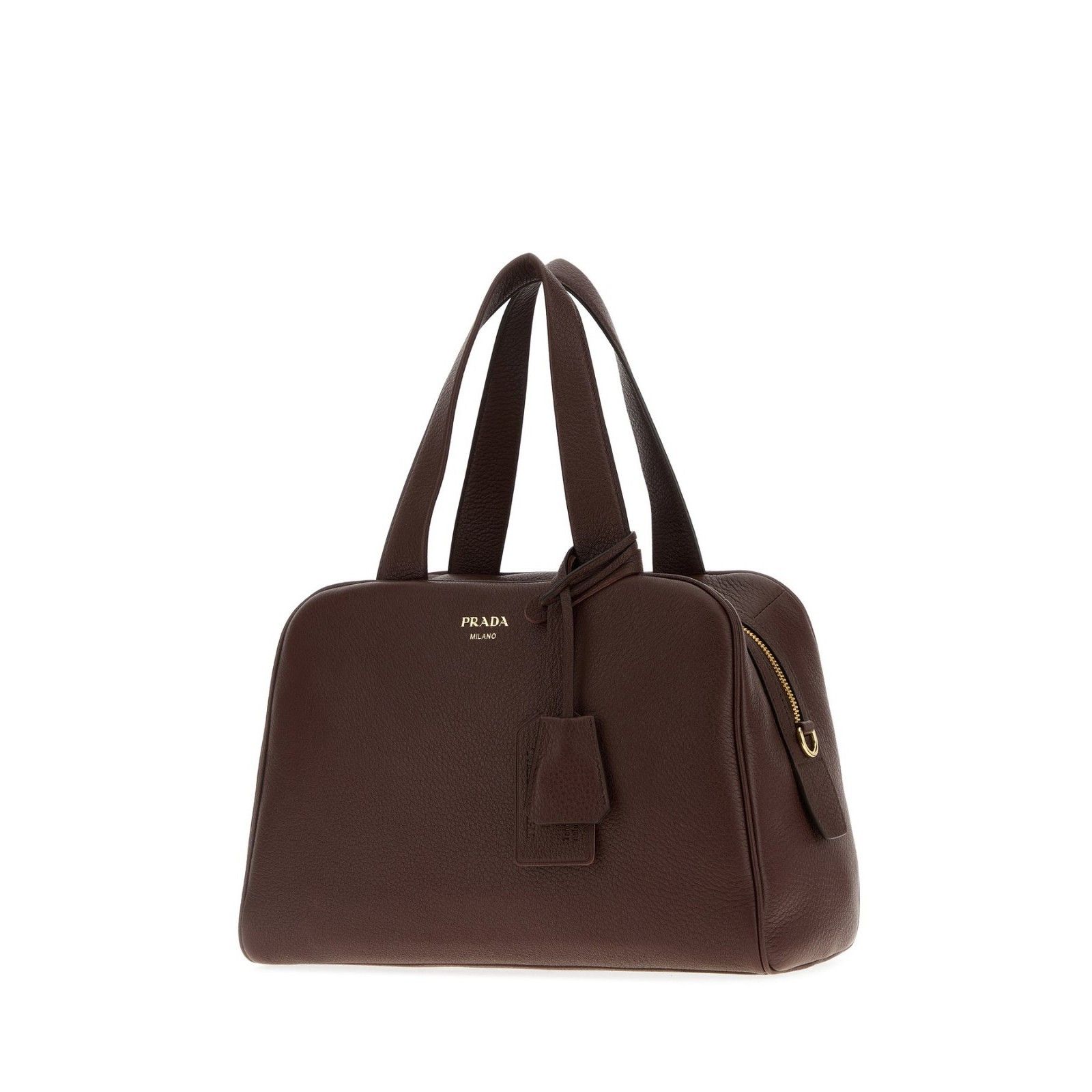 Prada PRADA Brown Leather Top Handle Bag New & Authentic Size ONE SIZE - 2 Thumbnail