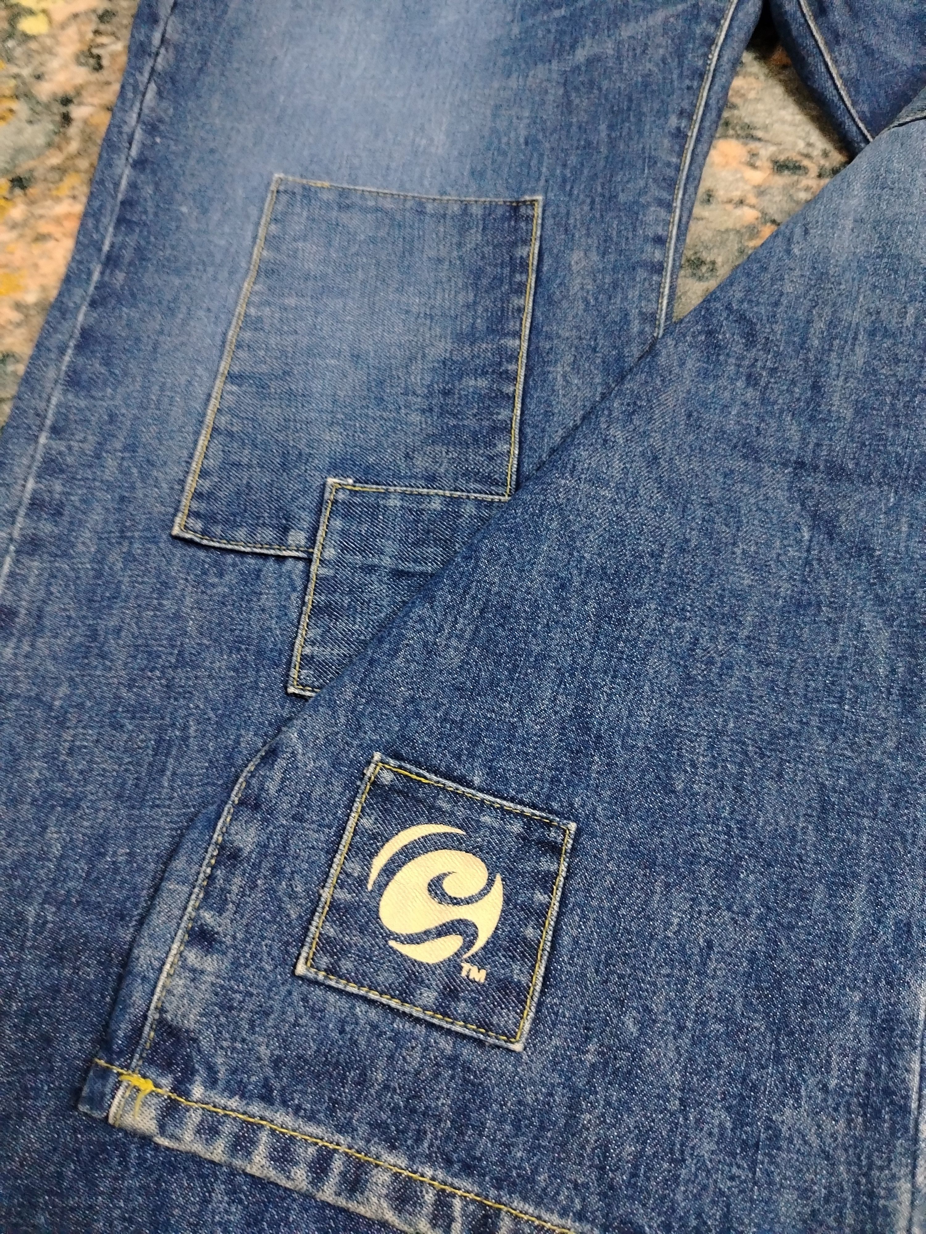 Japanese Brand Japanese brand GIGGLY Patchwork jeans Size US 32 / EU 48 - 9 Thumbnail