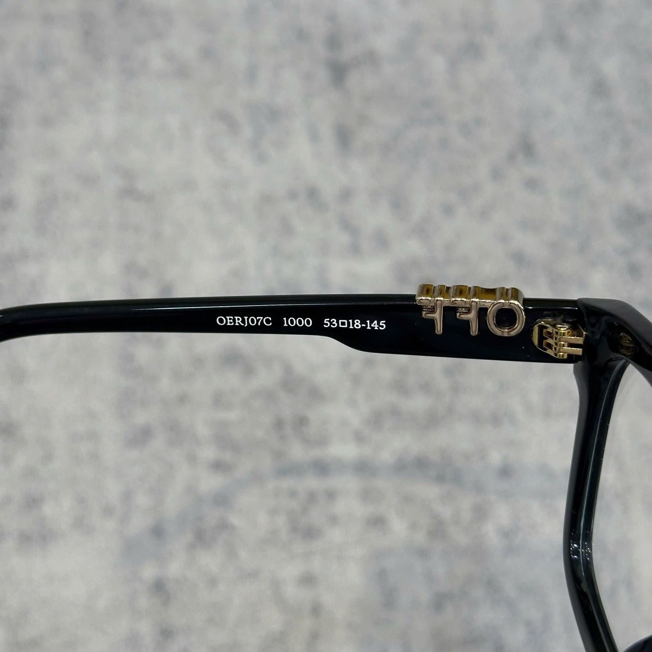 Off-White OFF-WHITE EYEWEAR STYLE 7C BLACK Size ONE SIZE - 5 Thumbnail