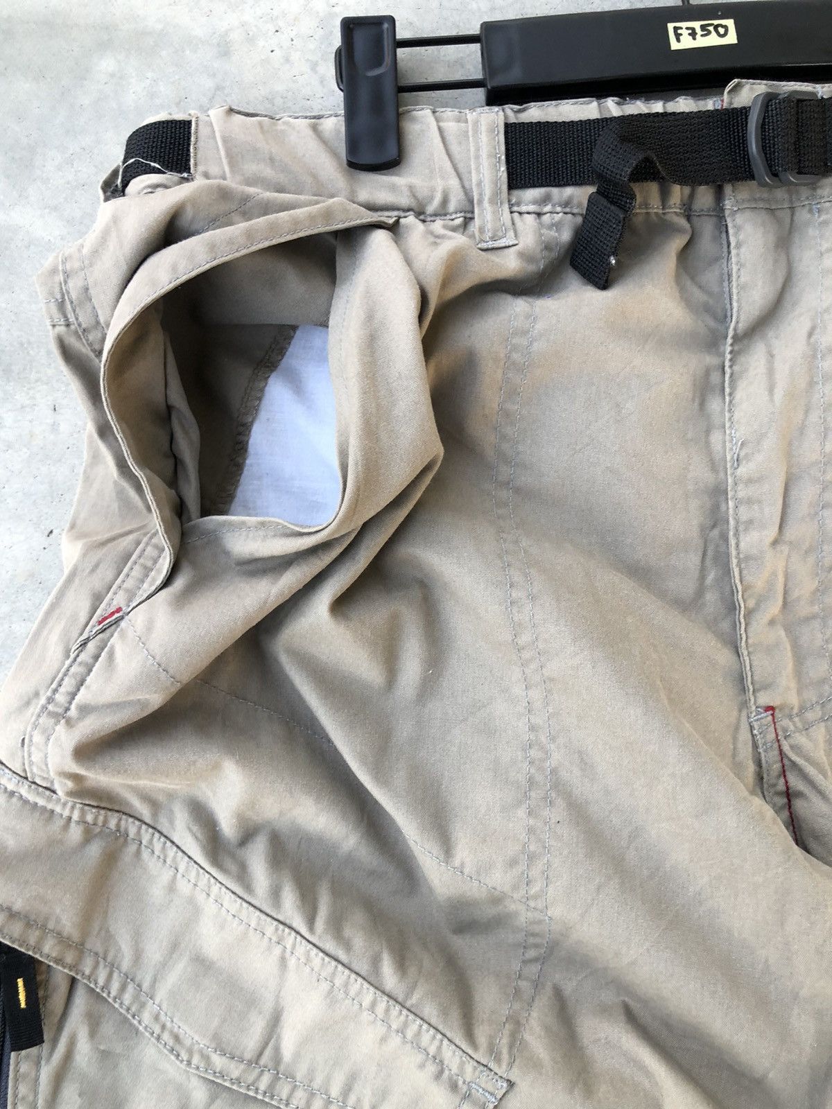Designer Japanese Brand Cargo Pants 8 Pocket Free Style Size US 34 / EU 50 - 9 Thumbnail