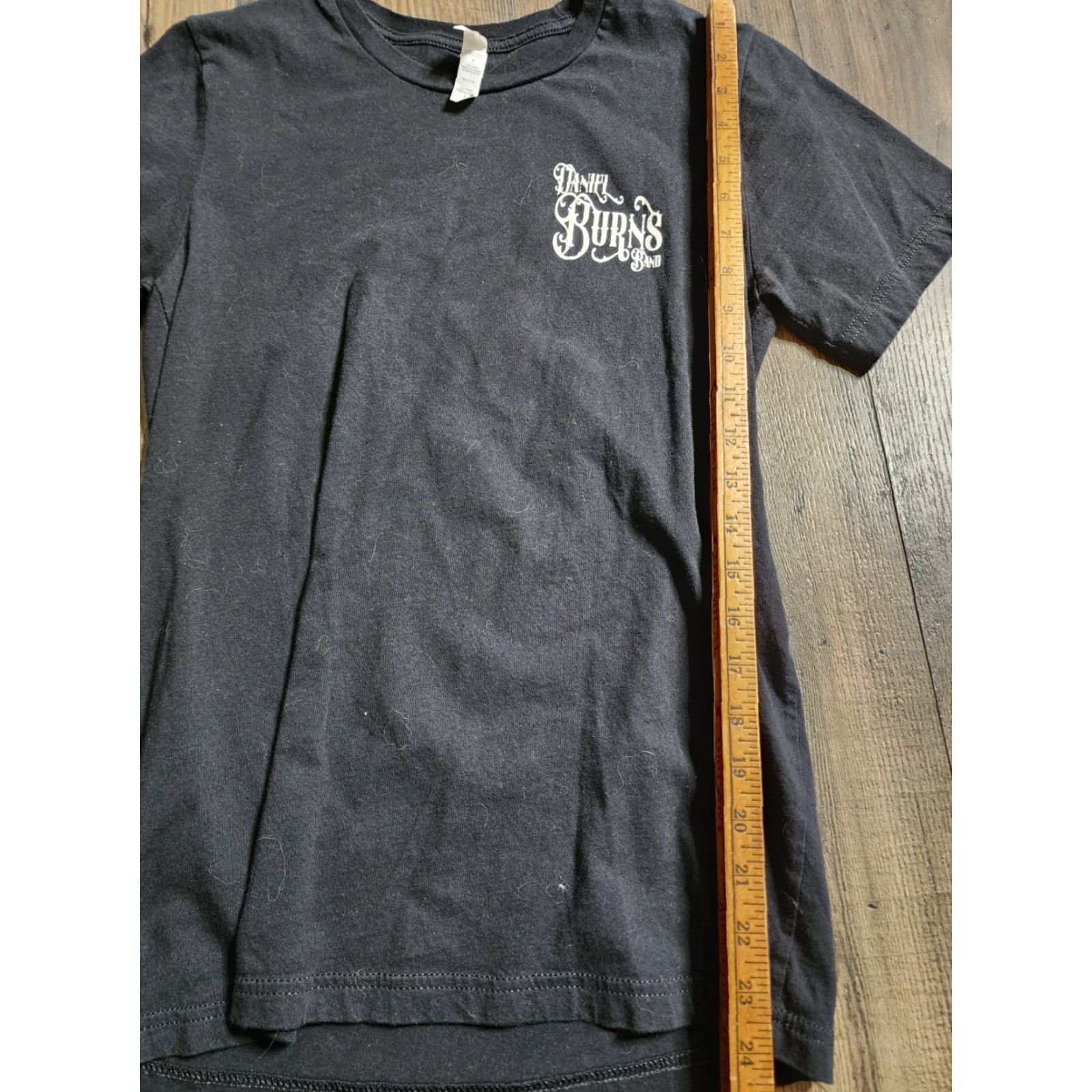 Vintage Womens T-Shirt The Daniel Burns Band Tee Double Sided Black S Short Sleeve Round Neck Womens Tee Size S / US 4 / IT 40 - 5 Thumbnail