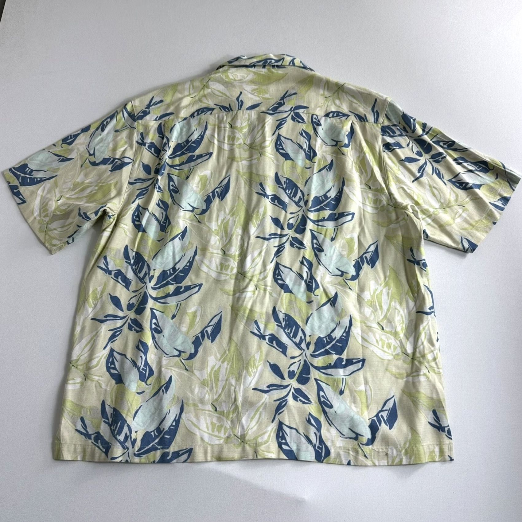 Nat Nast VINTAGE Nat Nast Shirt Mens L Hawaiian Floral Silk Blend Short Sleeve Button Up Casual Size US L / EU 52-54 / 3 - 2 Thumbnail