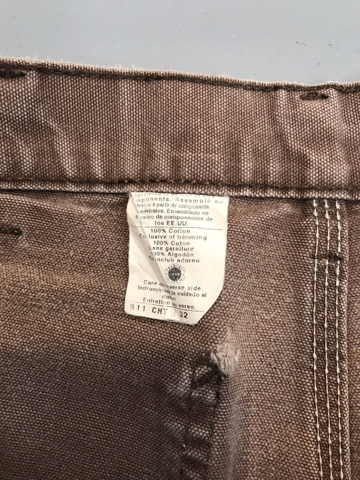 Carhartt × Vintage Vintage Carhartt carpenter denim Size US 34 / EU 50 - 6 Thumbnail