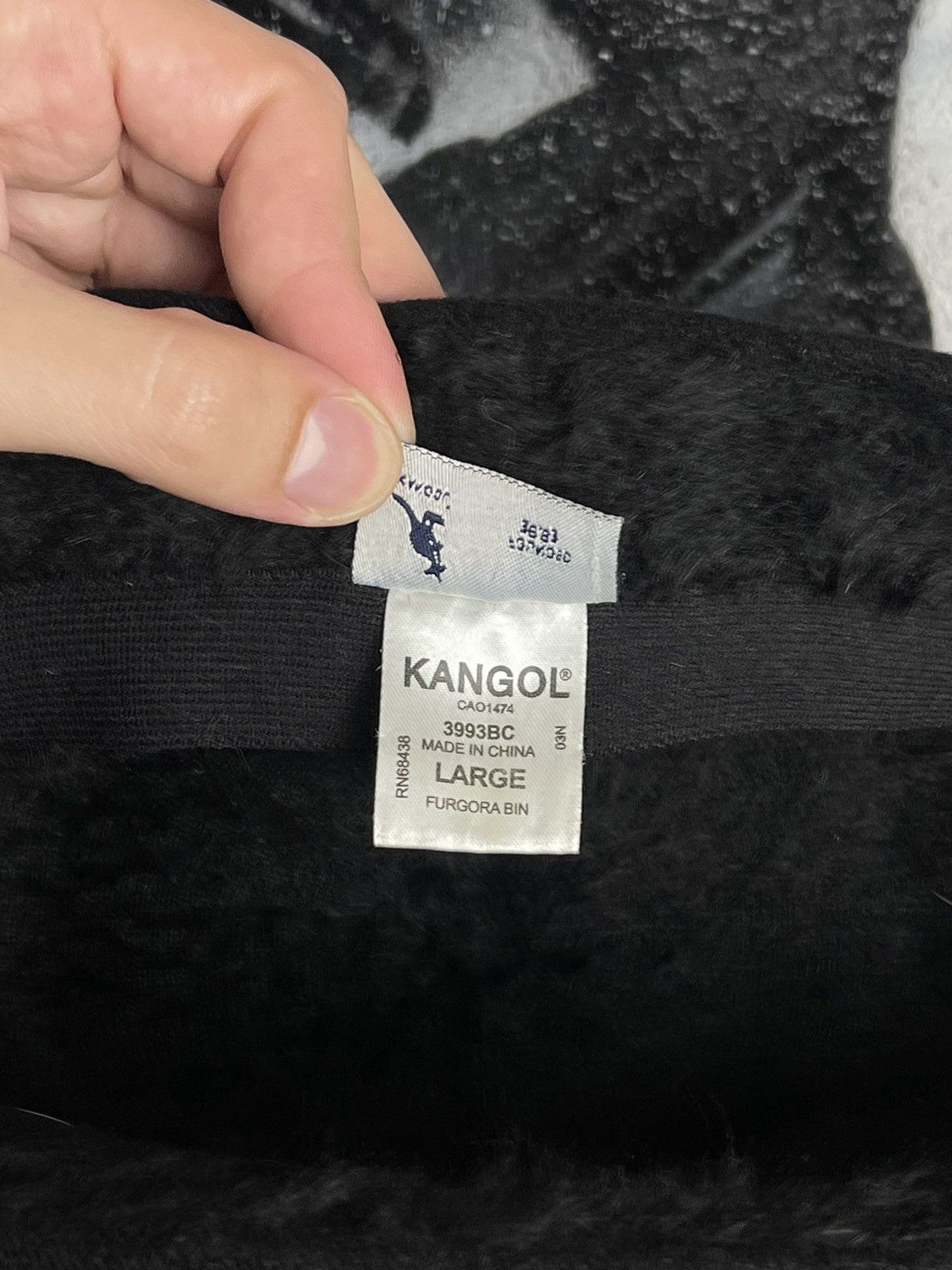 Kangol × Vintage Y2K Kangol Furgora Bik Bucket Hat Black Panama Men’s Size L Size ONE SIZE - 10 Thumbnail