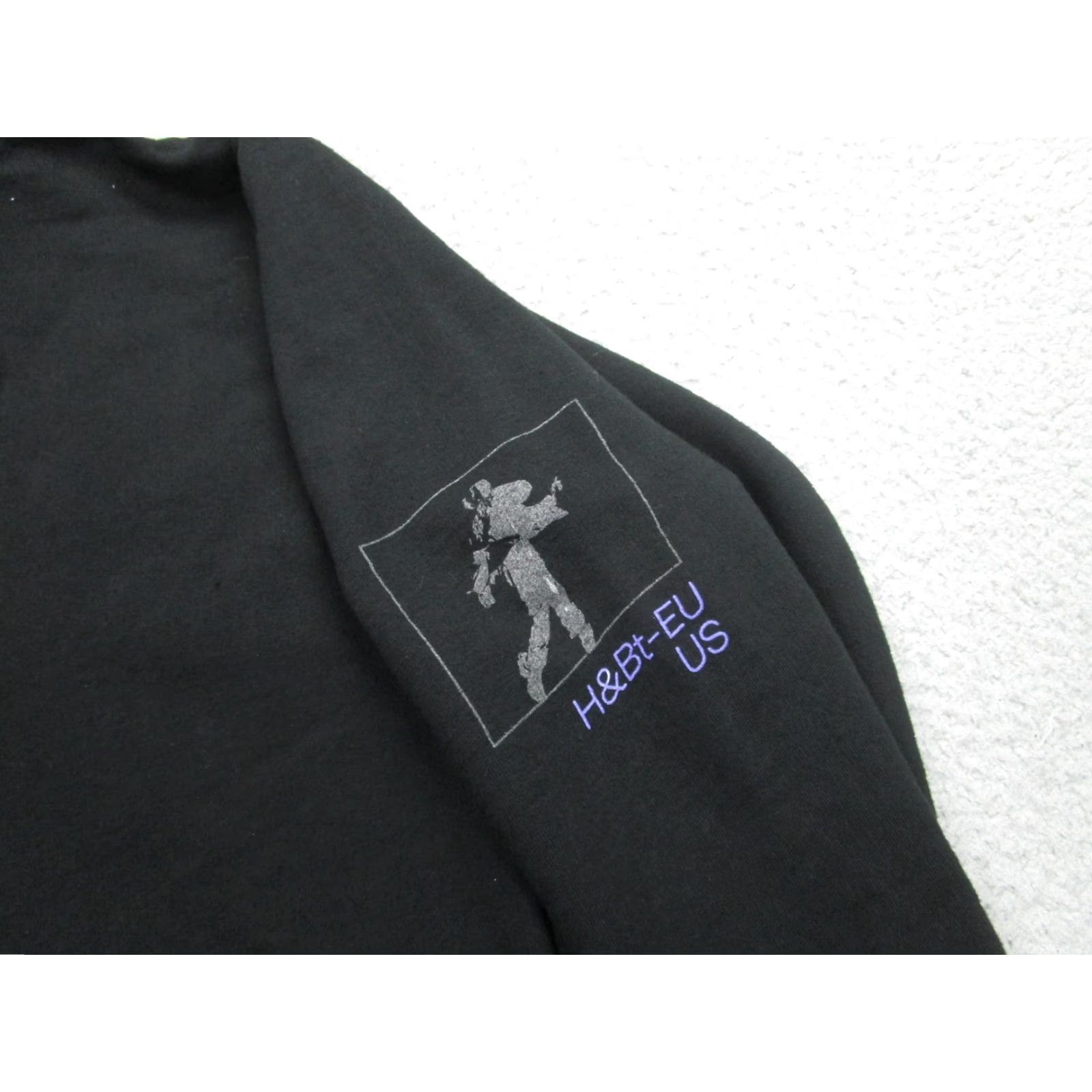 Vintage Just Hoods Hoodie Mens Small Black Keshi Gabriel HL Graphic Print Tour Pullover 2023 Size US S / EU 44-46 / 1 - 5 Thumbnail