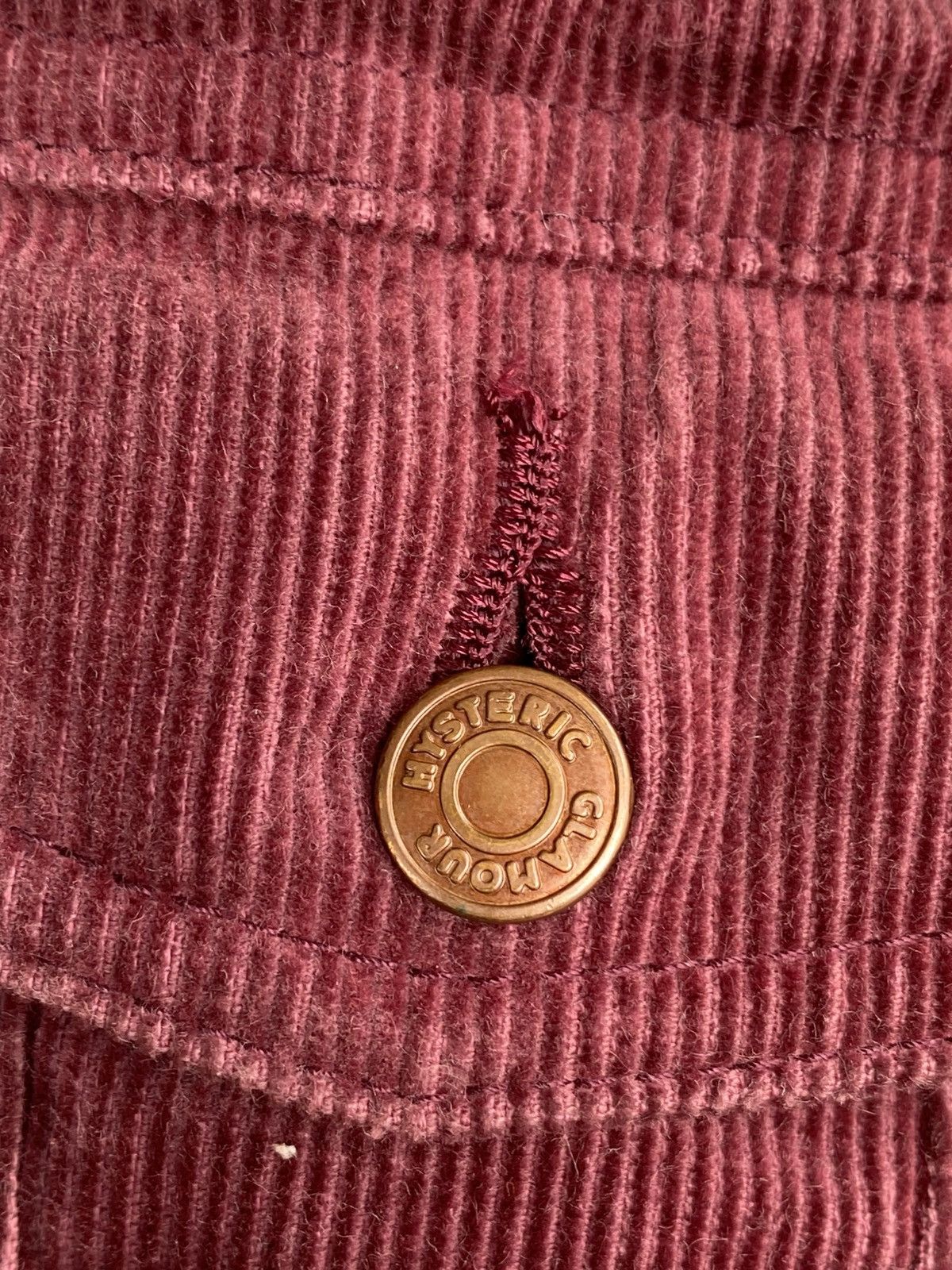 Hysteric Glamour 1980s Hysteric Glamour- Embroidered Corduroy Sherpa Jacket Size US XS / EU 42 / 0 - 20 Thumbnail