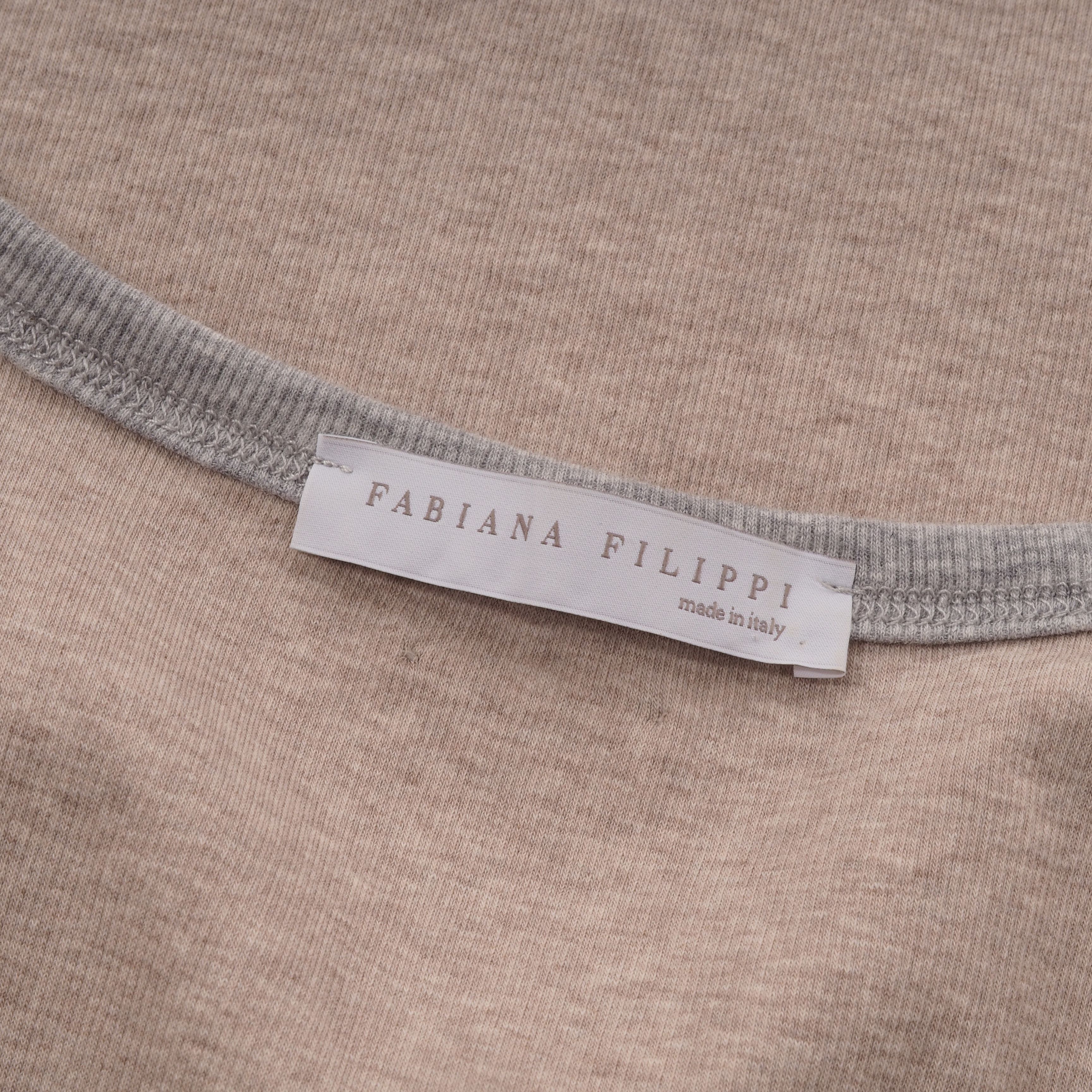 Fabiana Filippi Fabiana Filippi Beige Knit Tank Top Blouse Size M / US 6-8 / IT 42-44 - 5 Thumbnail