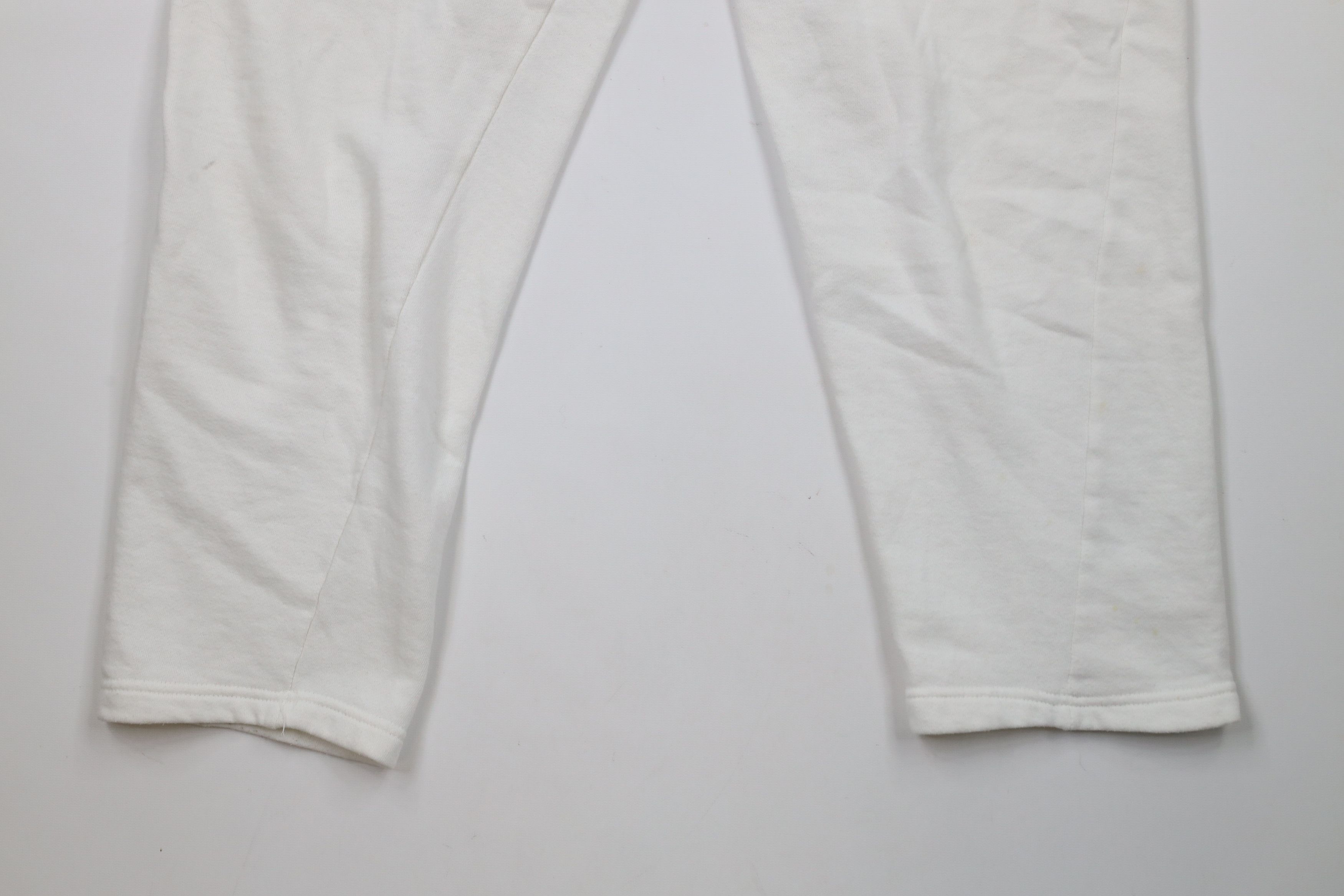Vintage Vintage 90s Wilson Distressed Blank Sweatpants Pants White Size 31" - 4 Thumbnail