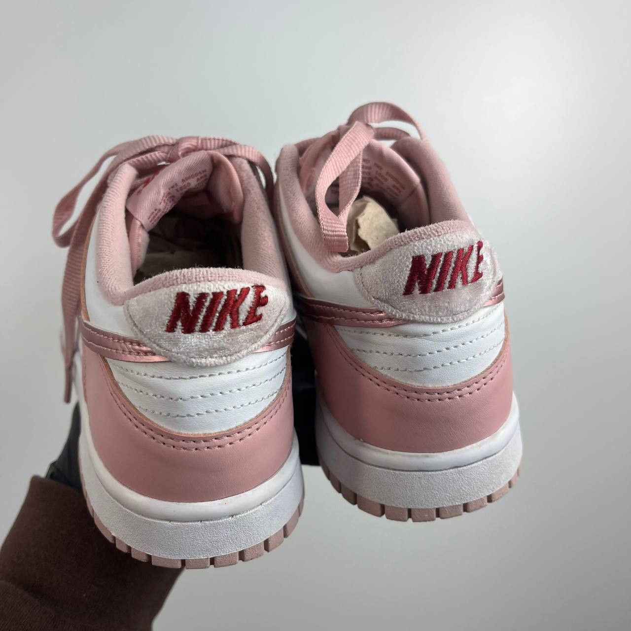 Nike Nike Dunk Low Pink White Sneakers Womens Size 5Y Eu 37.5 Size US 5 / IT 35 - 8 Thumbnail