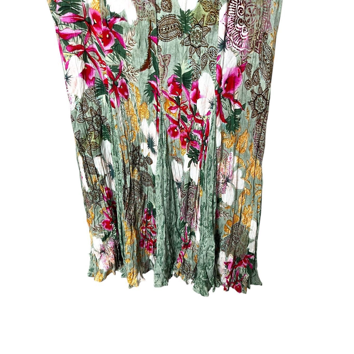 Other Bila Floral Print Boho Swing Dress Size XL Size XL / US 12-14 / IT 48-50 - 3 Thumbnail