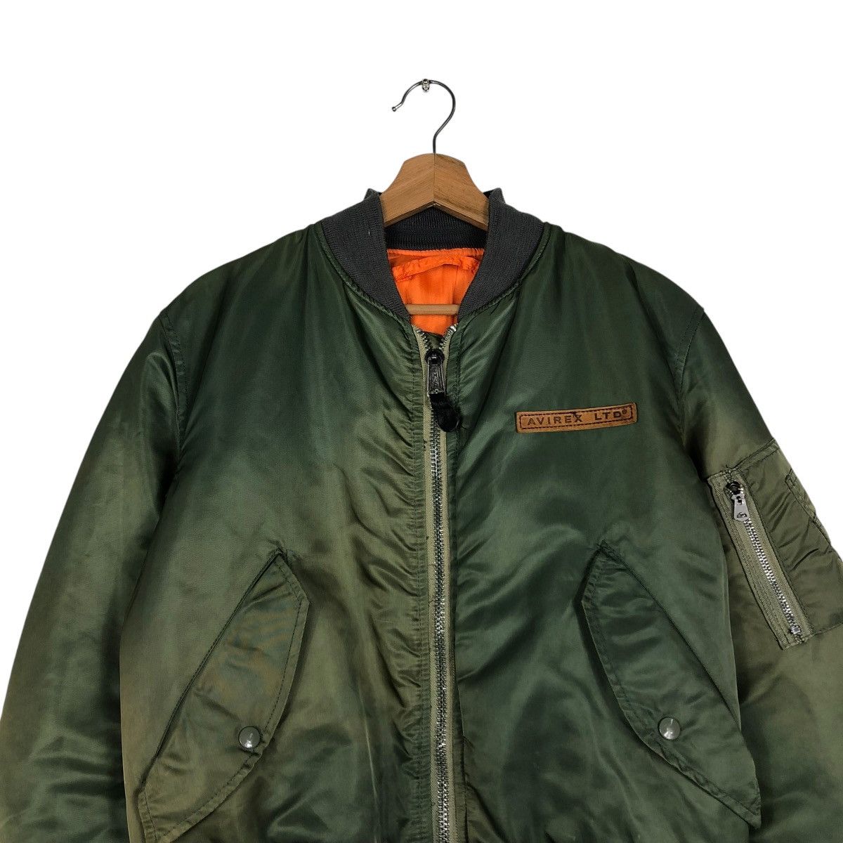 Avirex 🔥VINTAGE MA-1 REVERSIBLE BOMBER JACKET AVIREX LTD USA Size US S / EU 44-46 / 1 - 5 Thumbnail