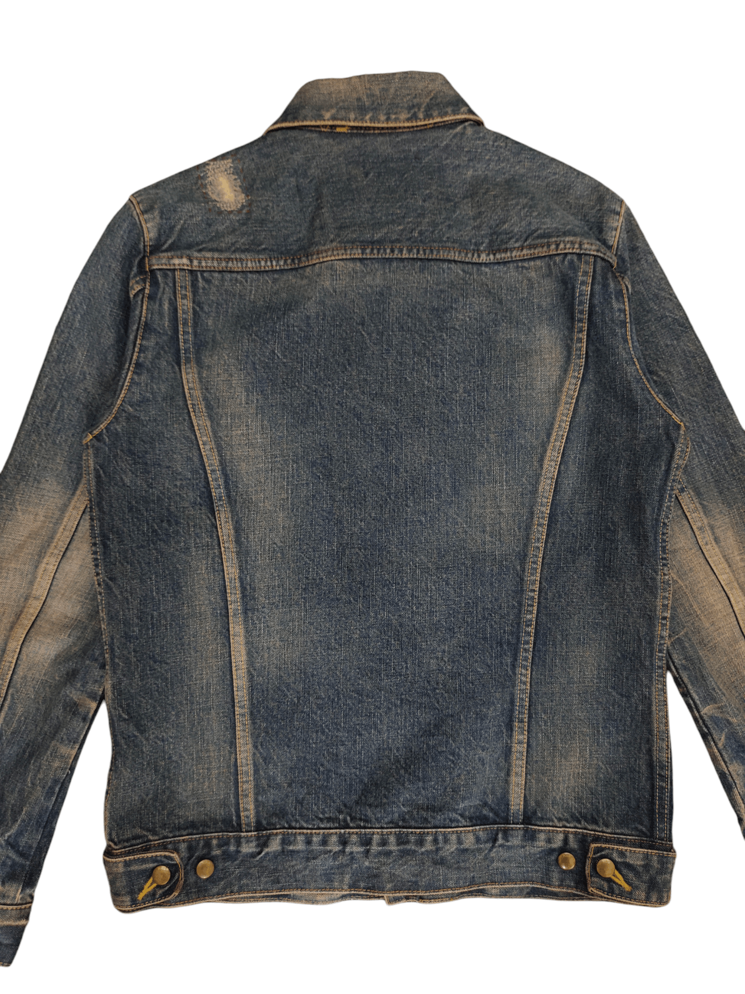If Six Was Nine Rico Japan Double Pocket Distress Faded Denim Jacket Size US M / EU 48-50 / 2 - 10 Thumbnail