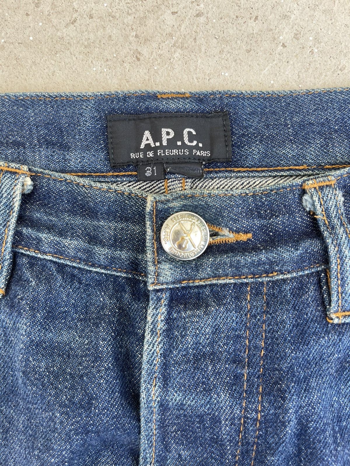 A.P.C. × Japanese Brand 🔥Japanese Brands Vintage A.P.C Distressed Denim W29🔥 Size US 29 - 10 Thumbnail