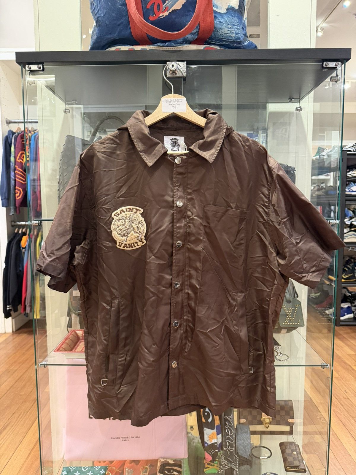 Saint Vanity Saint Vanity Button Down Nylon Shirt Size US L / EU 52-54 / 3 - 1 Thumbnail