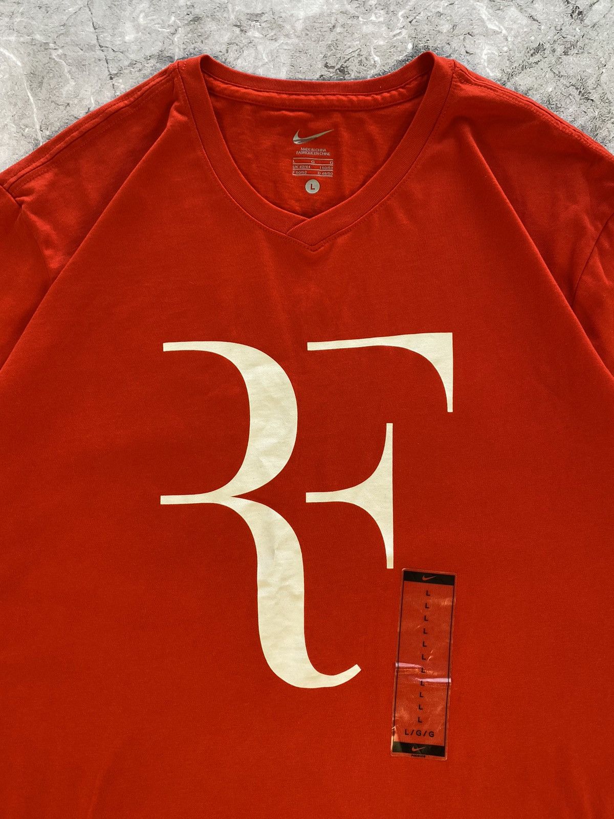Nike New Vintage Nike Roger Federer RF 2010 Tennis T Shirt Rare Size US L / EU 52-54 / 3 - 4 Thumbnail