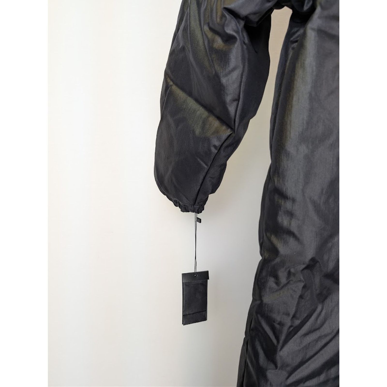 Saint Laurent Paris o1rshd1 Canvas Tech Maxi Coat in Black Size US L / EU 52-54 / 3 - 21 Thumbnail