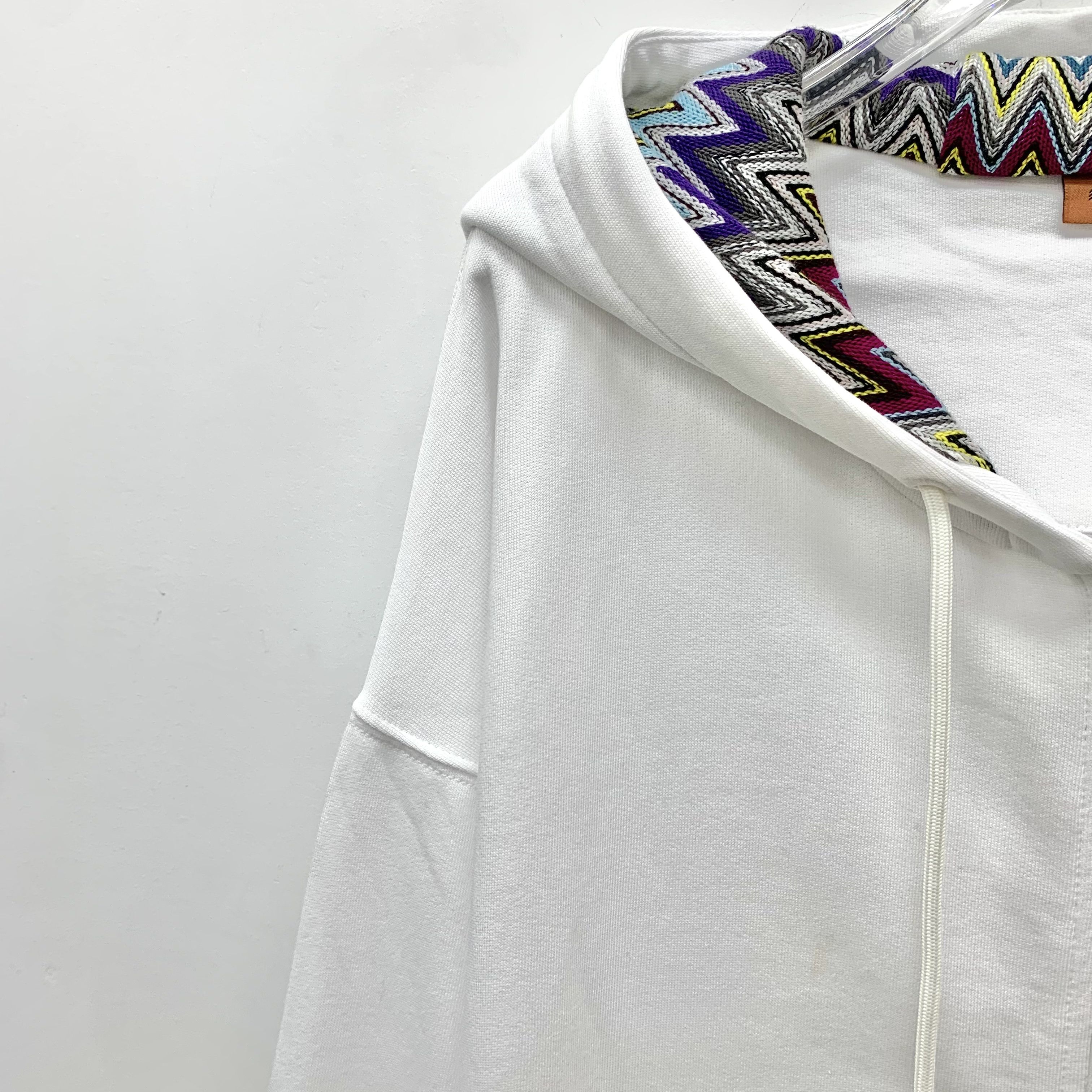 Missoni Missoni White Hoodie Sweatshirt (Size M) Size US M / EU 48-50 / 2 - 3 Thumbnail