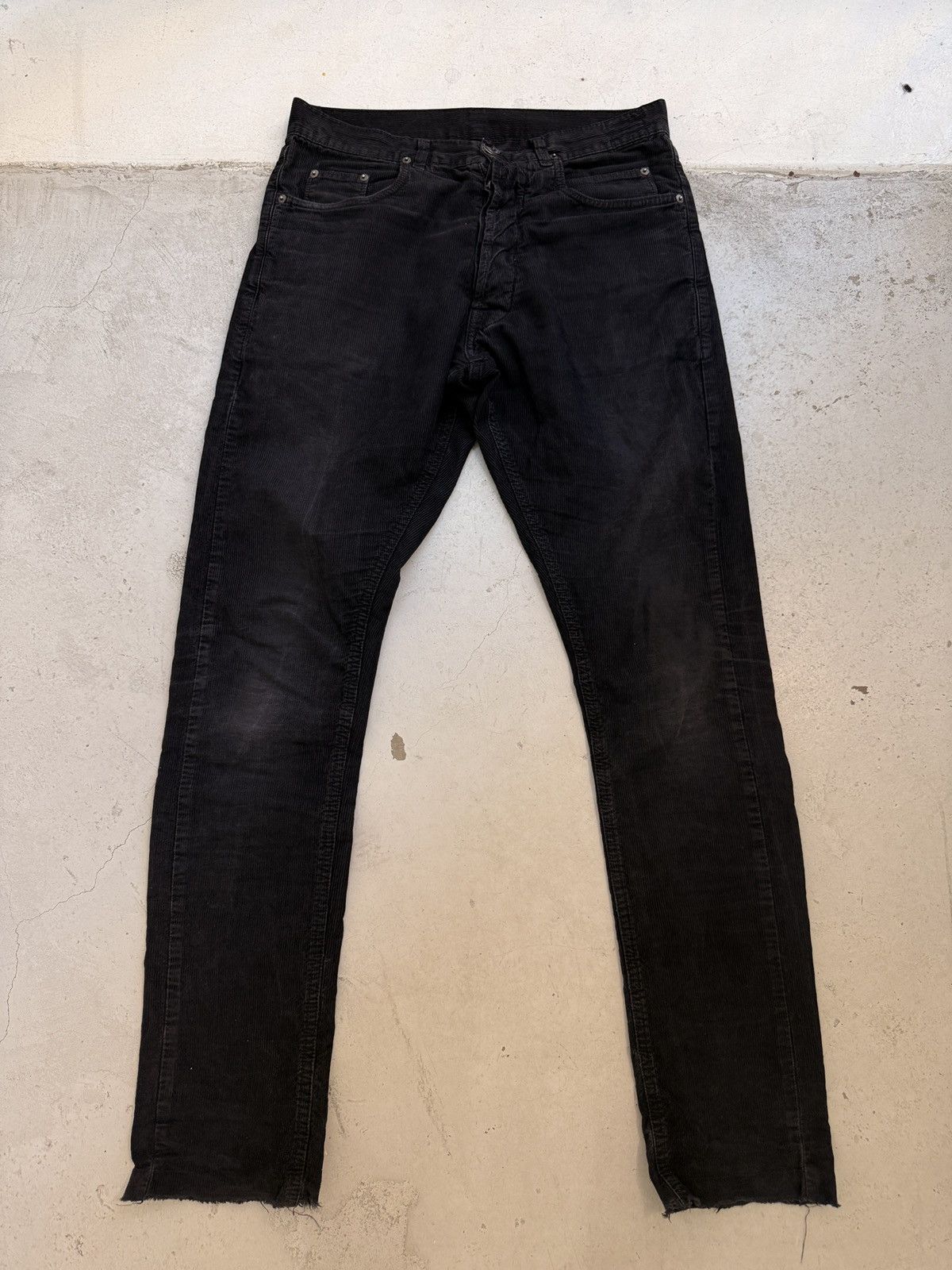 Rick Owens Drkshdw Archive Corduroy Pants Size US 32 / EU 48 - 1 Thumbnail