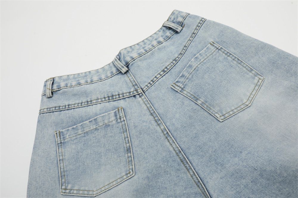 Japanese Brand × Jean Men's old washed casual loose floral print denim shorts y2k Size US 32 / EU 48 - 6 Thumbnail