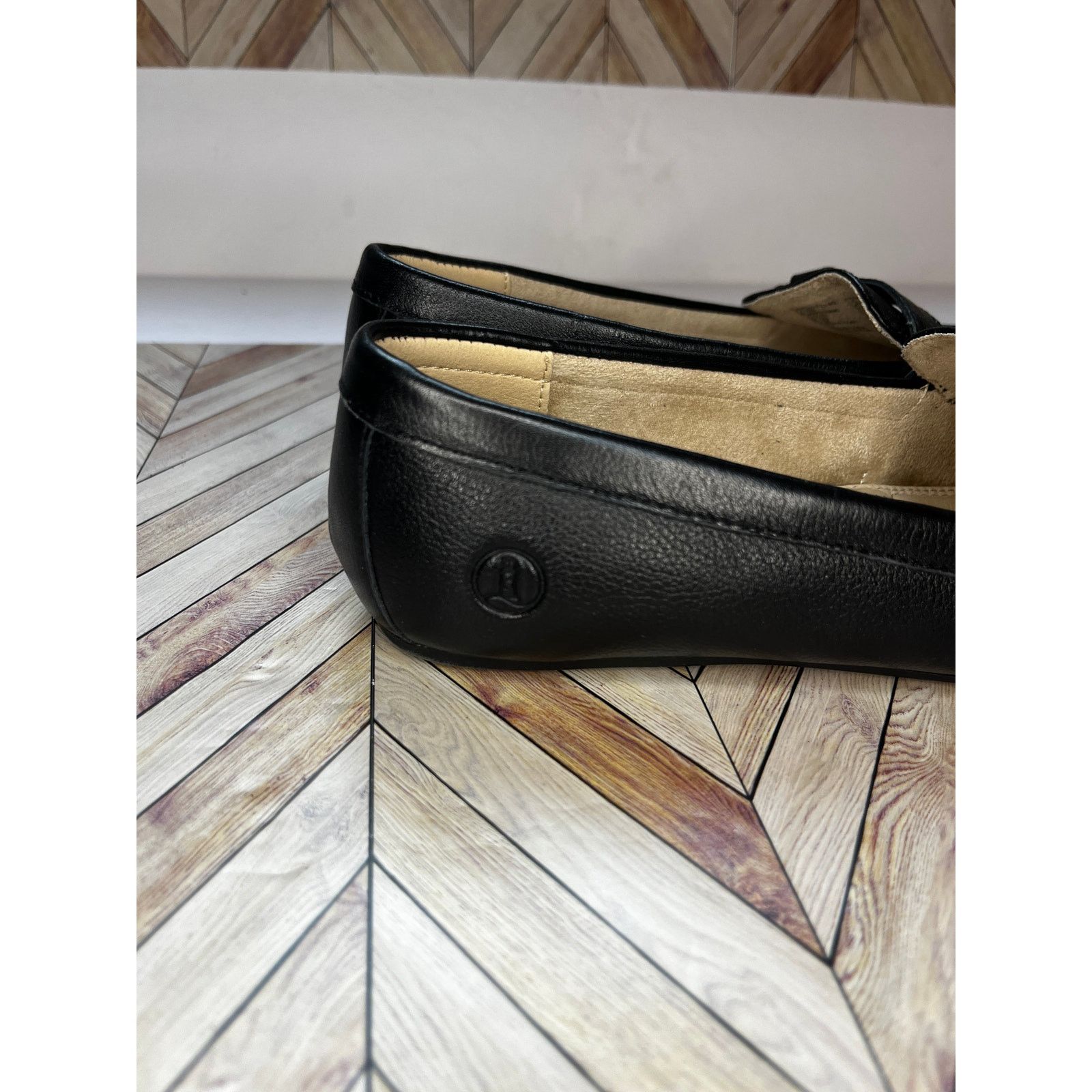 Lands' End Lands' End Leather Penny Loafer Flat Black Women's 5.5D Size US 6.5 / IT 36.5 - 7 Thumbnail