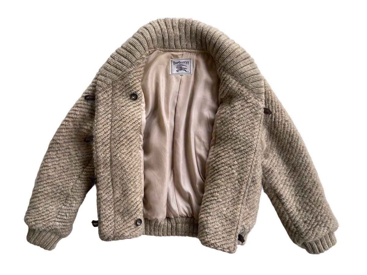 Burberry 90s Burberrys Wool Blouson Bomber Jacket Size S / US 4 / IT 40 - 3 Thumbnail